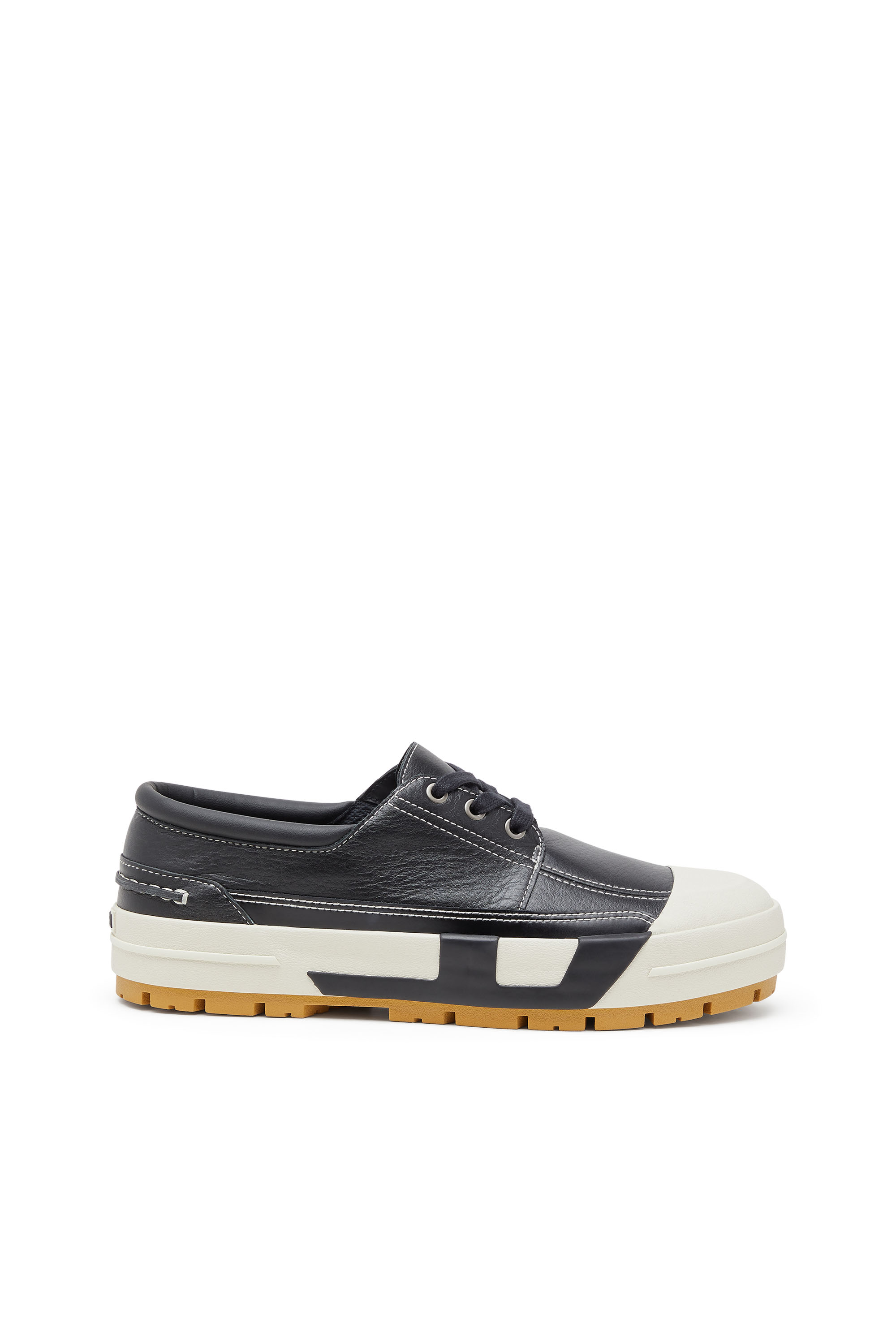 Diesel - S-D-VERSE MOCASSIN, S-D-Verse - Mocassin hybride en cuir Homme in Noir - 1