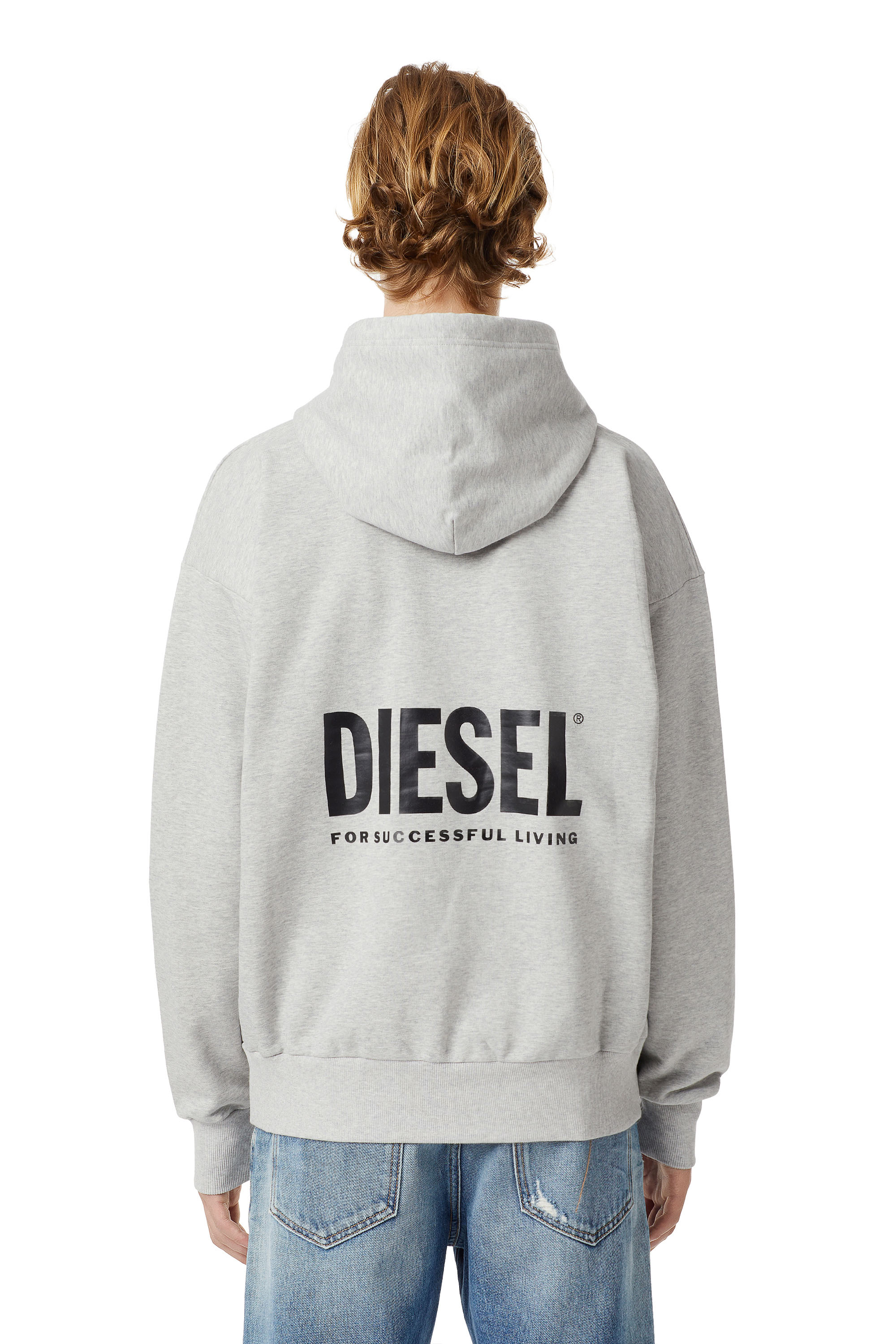 Diesel - LR-S-GIRK-HOOD-VIC, Gris Clair - Image 2