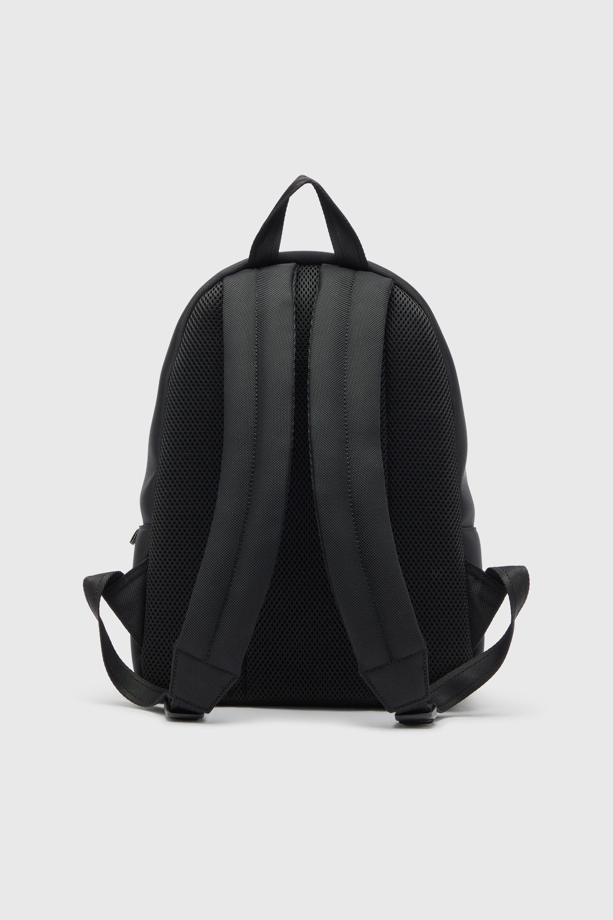 Diesel - HOLI-D BACKPACK M, Holi-D - Sac &agrave; dos en nylon avec logo Oval D Mixte in Noir - 2