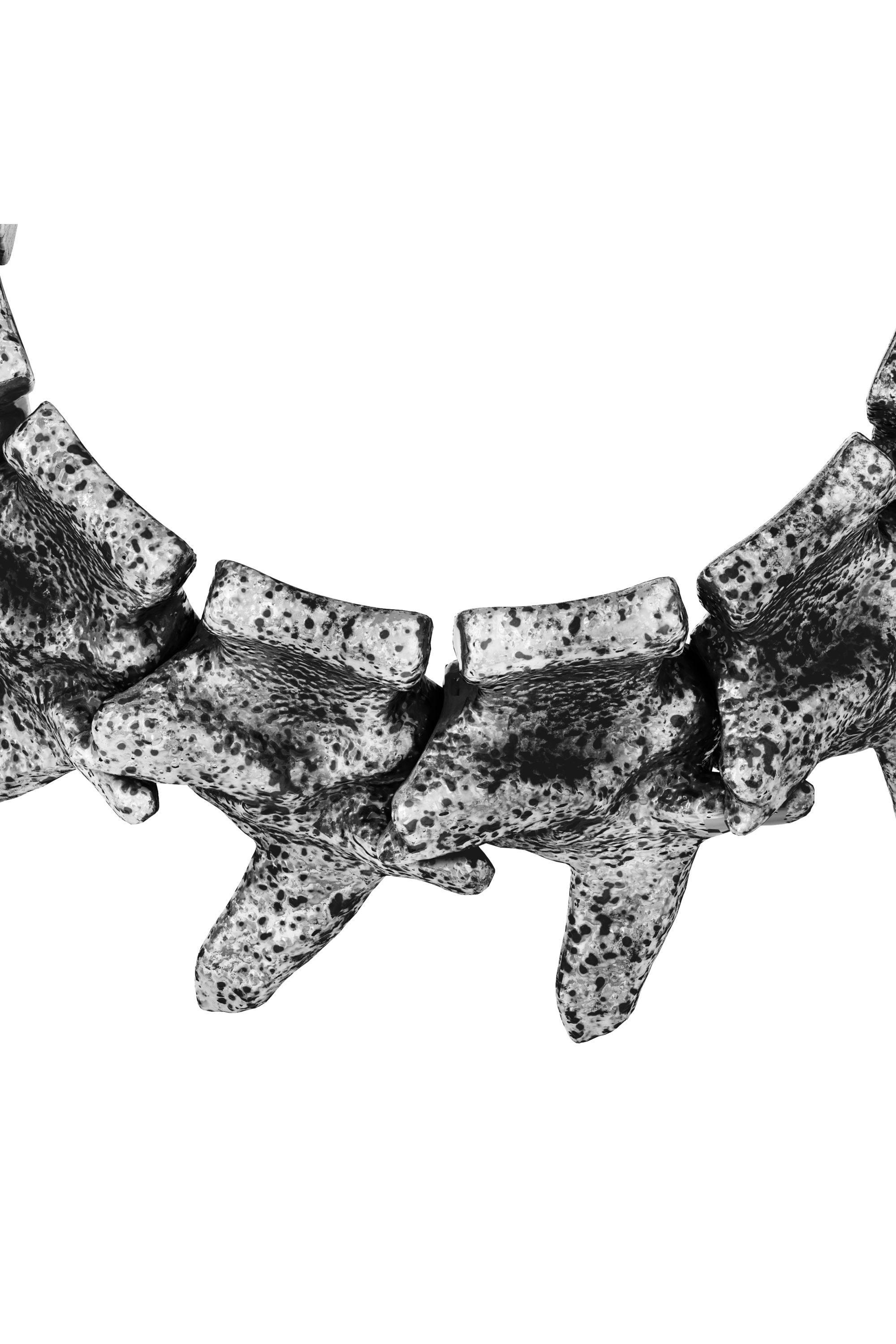 Diesel - DX1709040 JEWELLERY, Bracelet avec &eacute;l&eacute;ments argent&eacute;s Mixte in Gris - 4