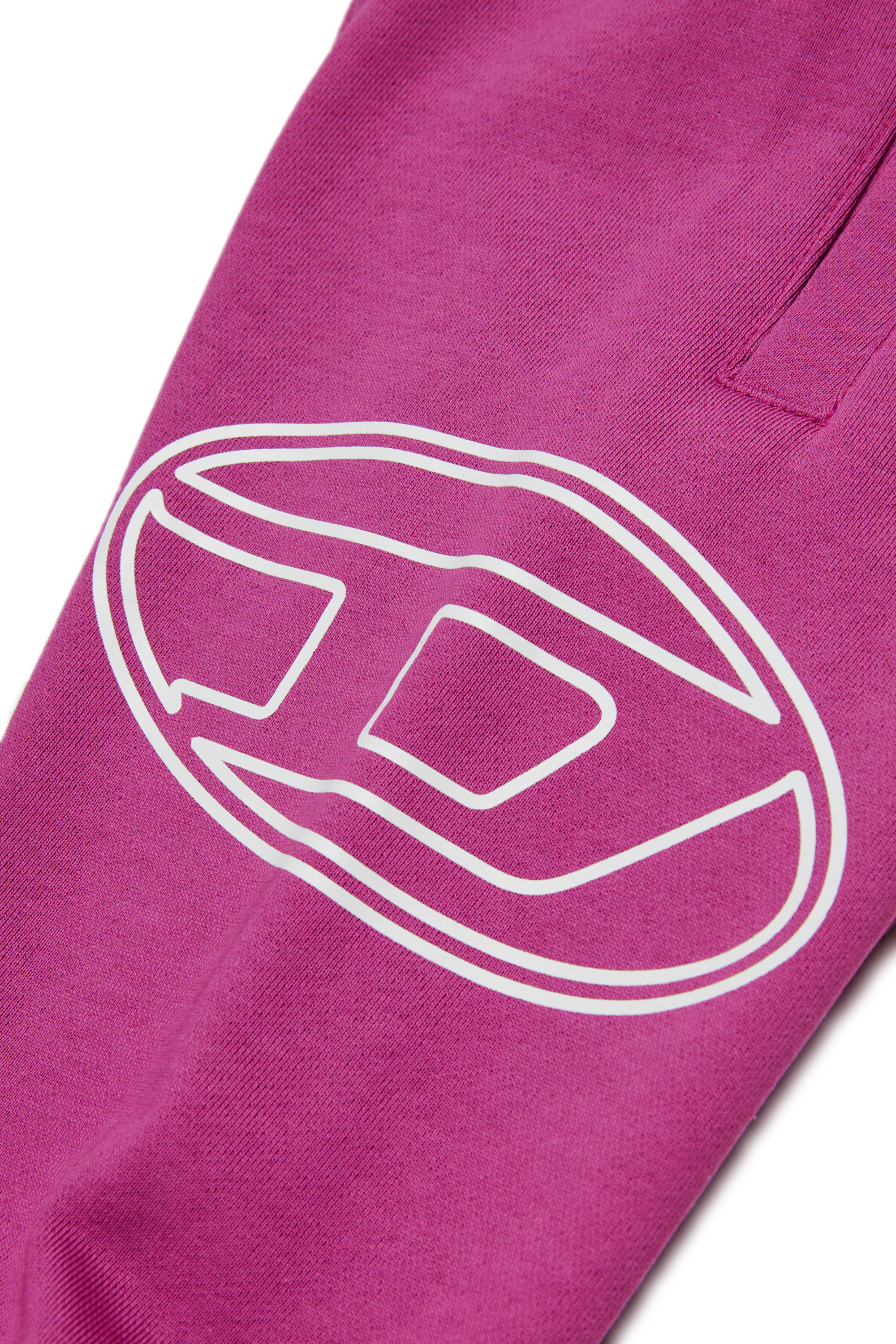 Diesel - PTIMOTYB, Pantalons en coton avec imprimé graphique Mixte in Violet - 4