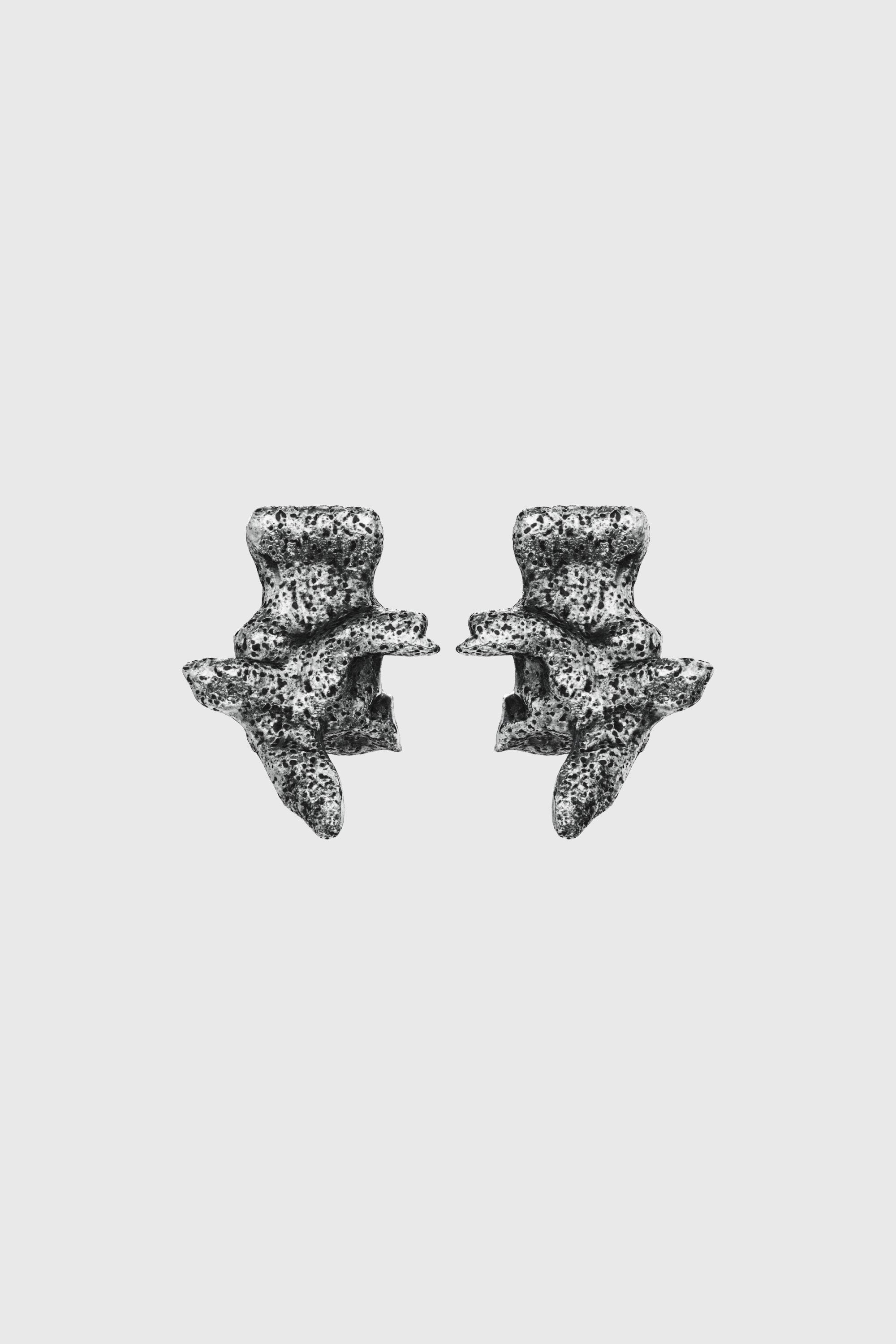 Diesel - DX1710040 JEWELLERY, Boucles d&rsquo;oreilles argent&eacute;es &agrave; clous Mixte in Gris - 2