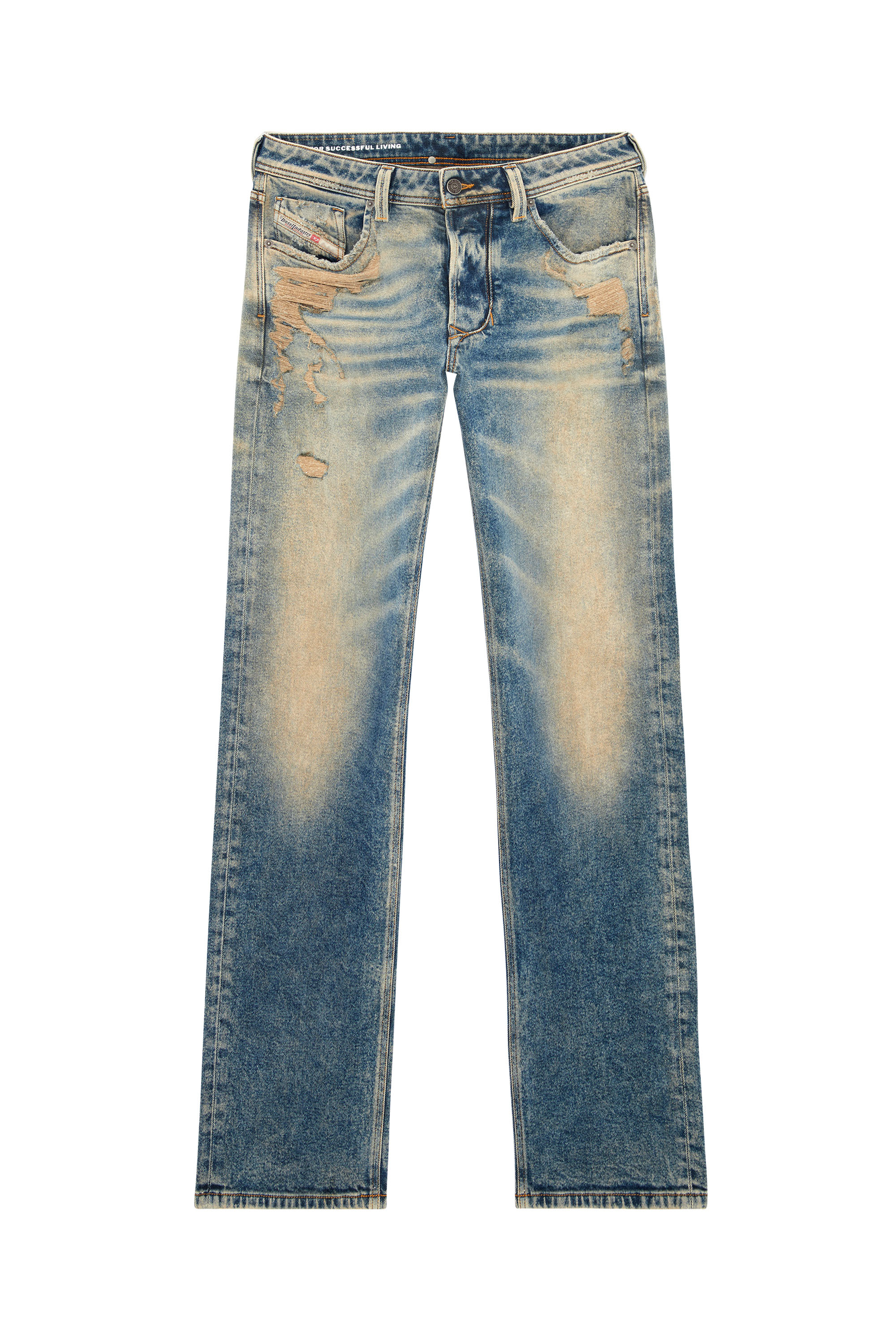 Diesel - Straight Jeans 1985 Larkee 09K32, Bleu moyen - Image 5
