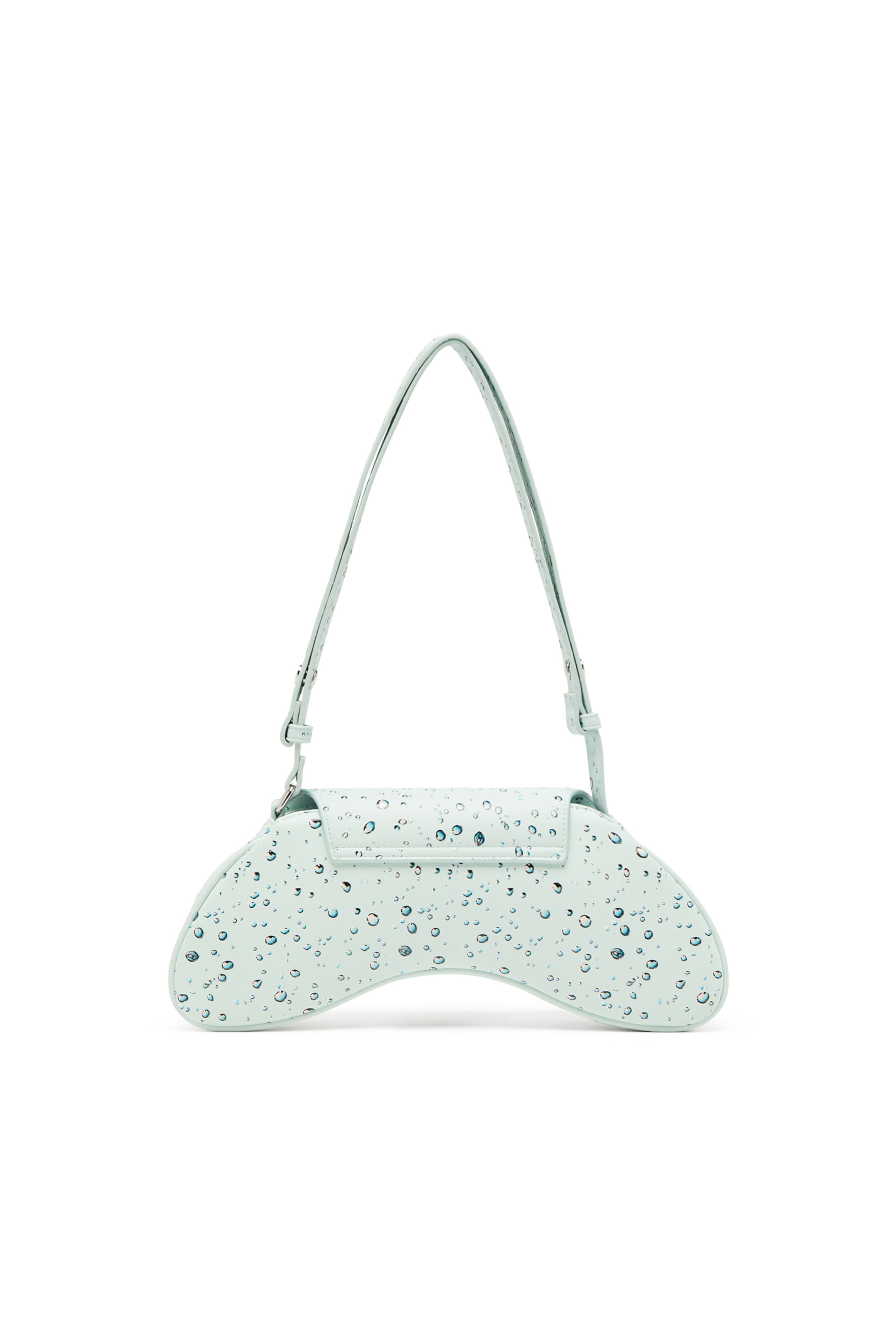 Diesel - PLAY CROSSBODY, Play-Sac bandoulière avec imprimé gouttes de pluie Femme in Bleu - 2