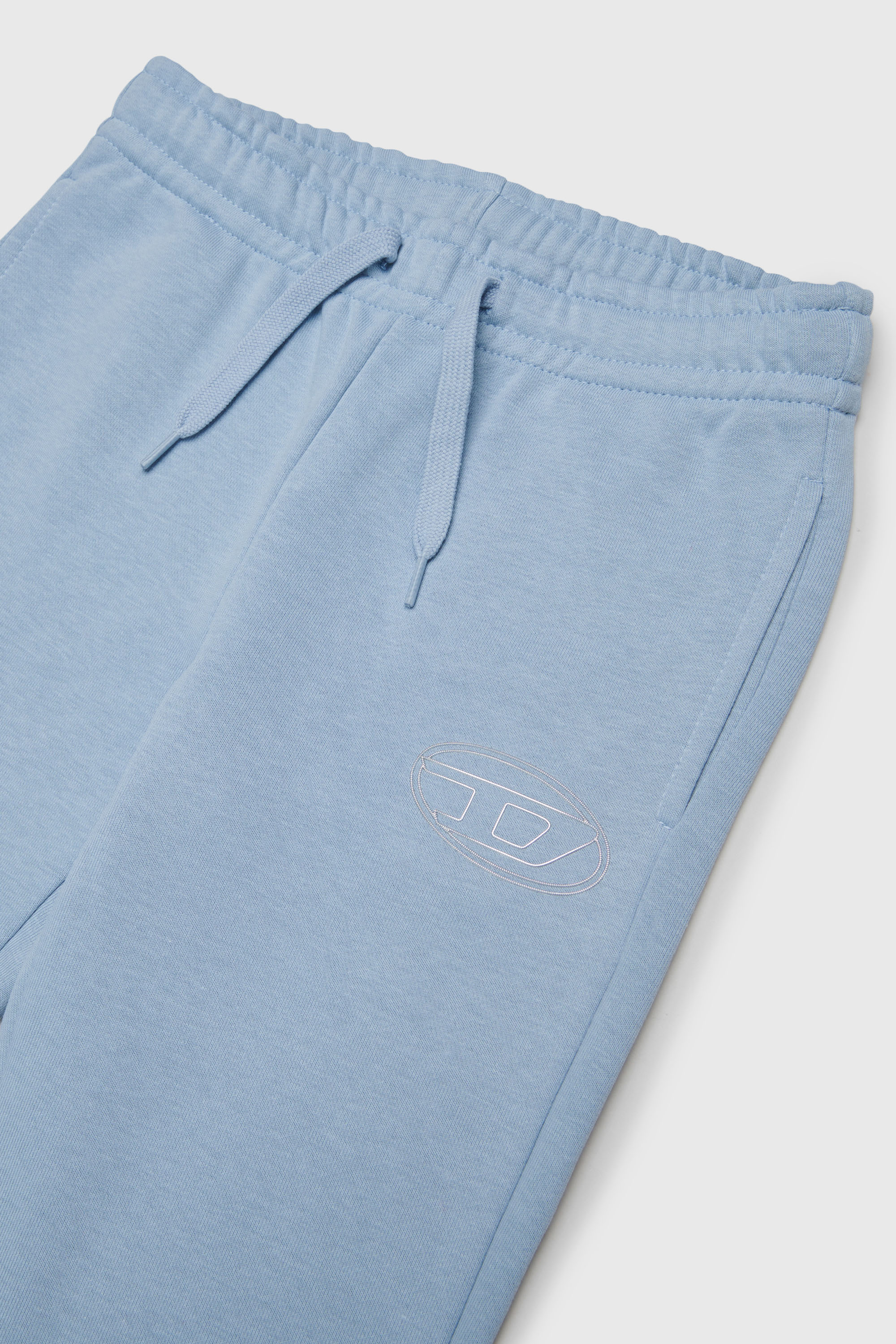 Diesel - PALBIRT, Flared sweatpants avec logo Oval D Femme in Bleu - 3