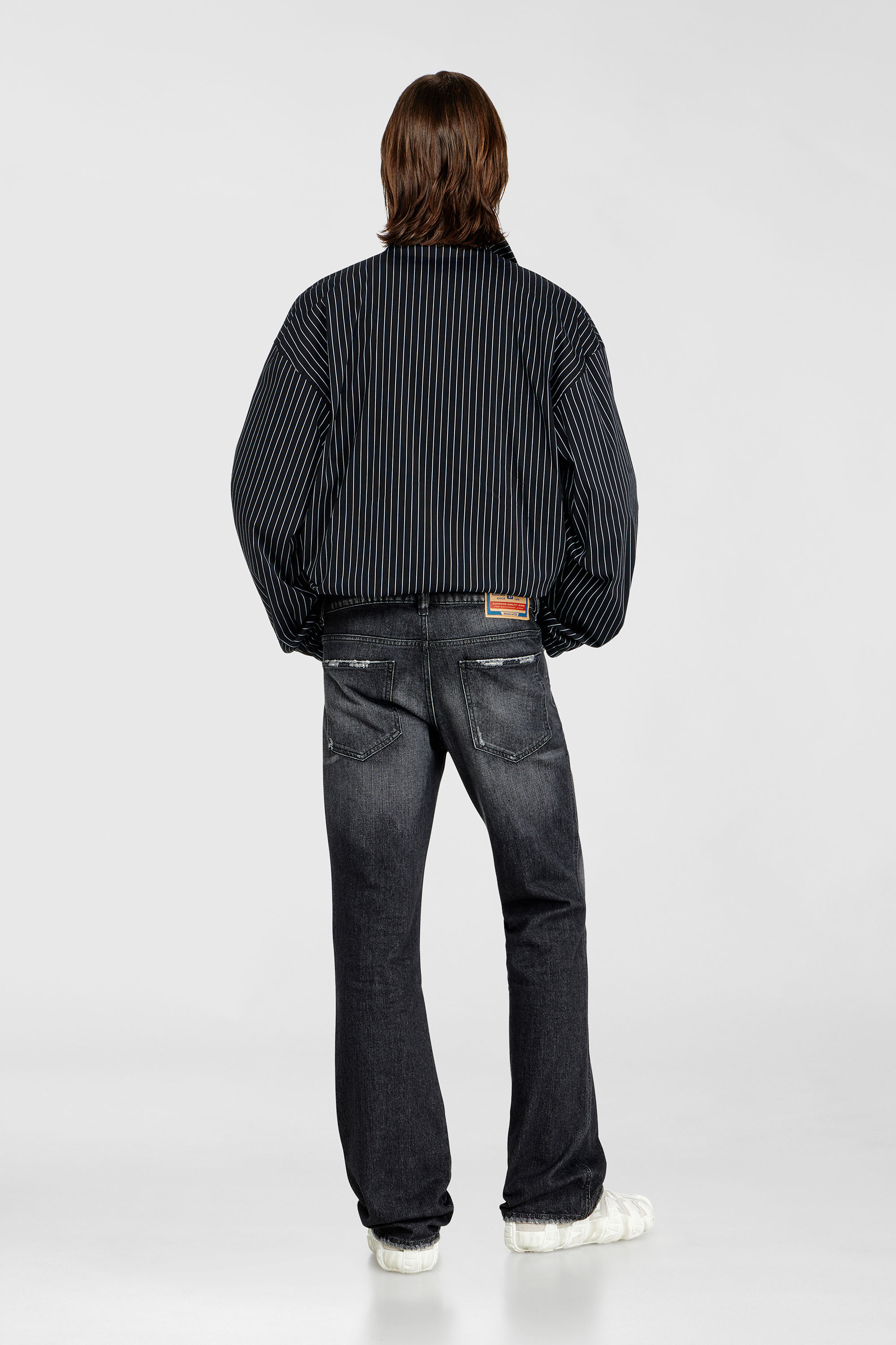 Diesel - Bootcut Jeans 1998 D-Buck 09L50 Homme, Noir/Gris fonc&eacute; - Image 3