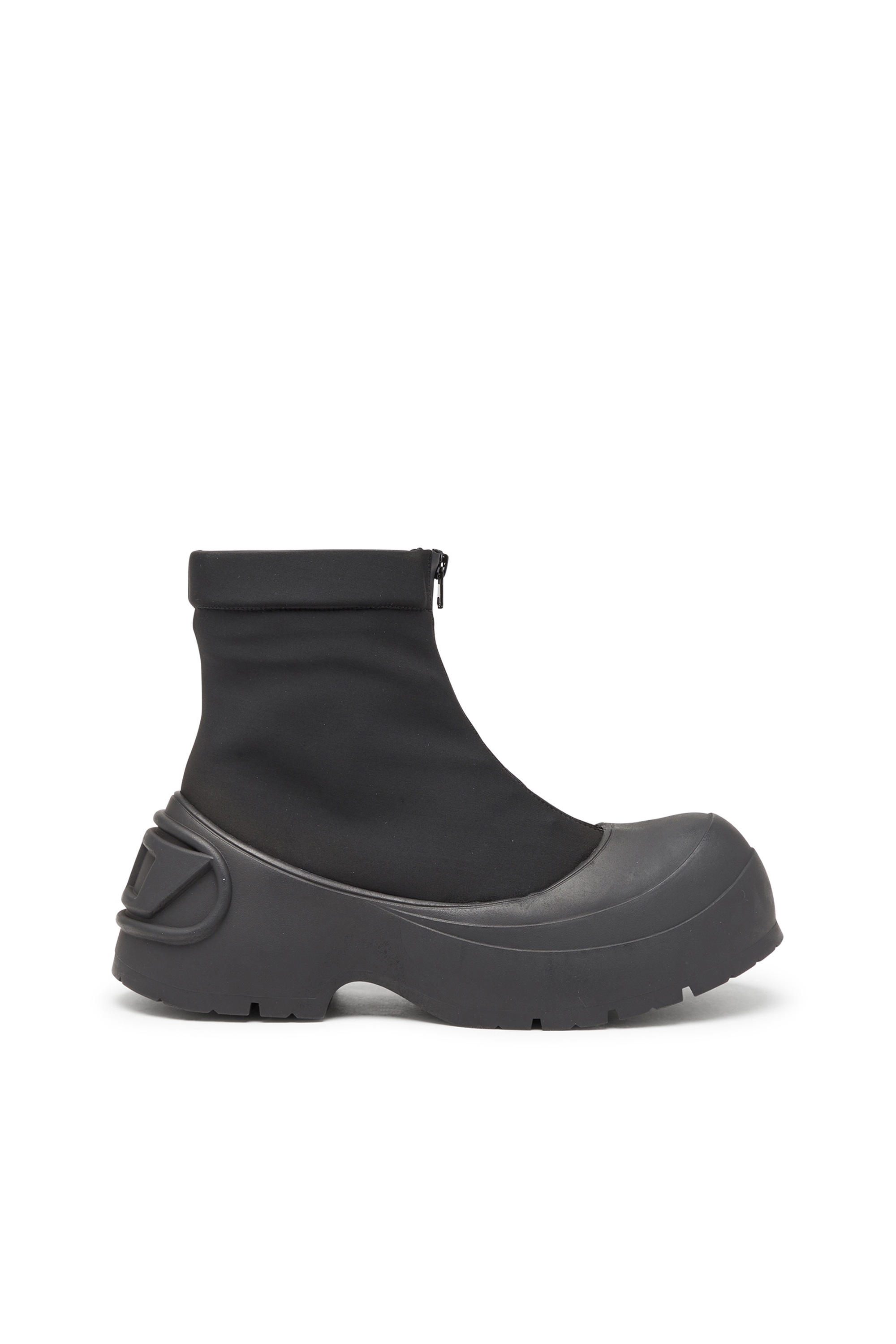 Diesel - D-DONALD CH, D-Donald-Bottines avec bordures en caoutchouc Homme in Noir - 1