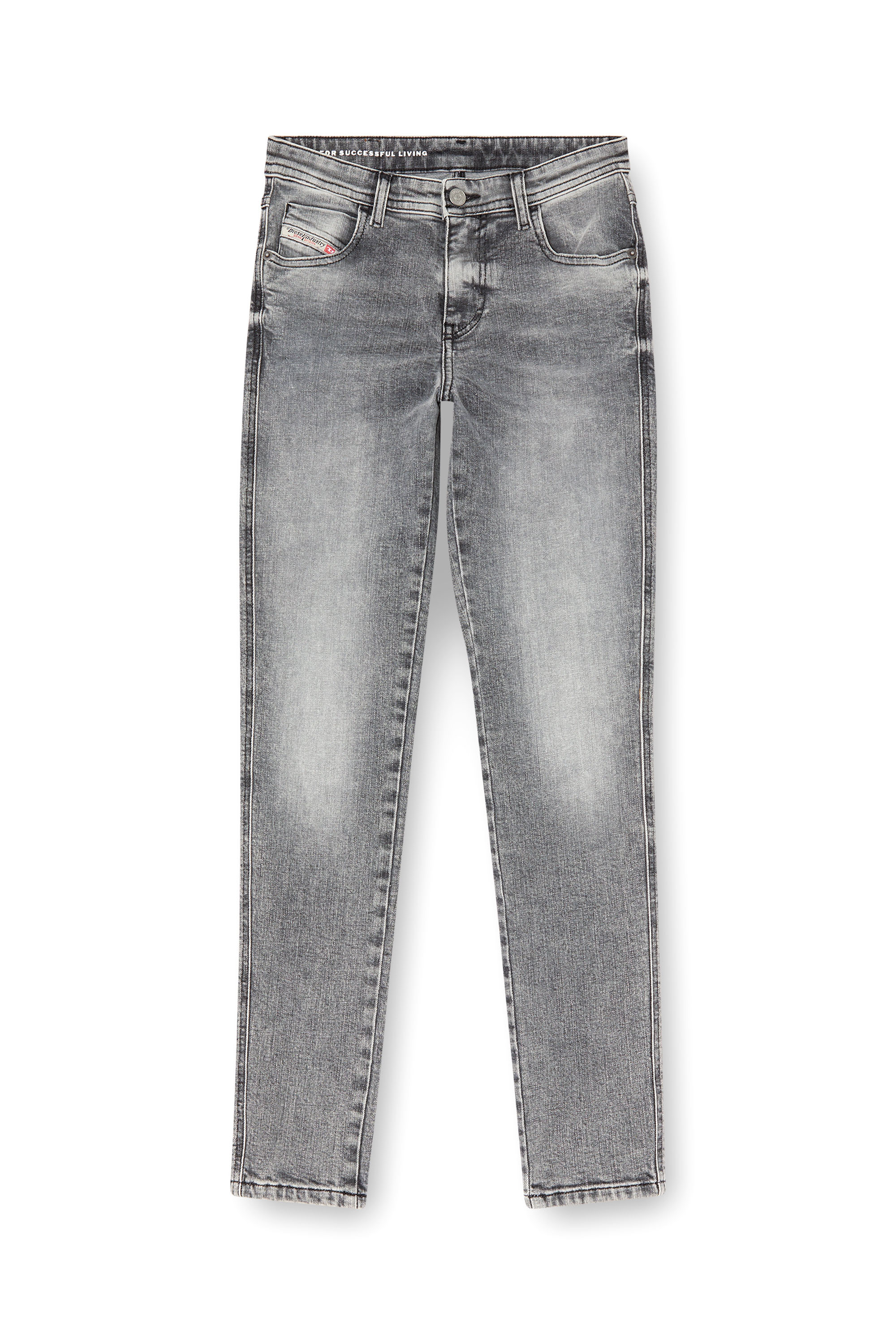 Diesel - Skinny Jeans 2015 Babhila 09L41 Femme, Gris Clair - Image 2