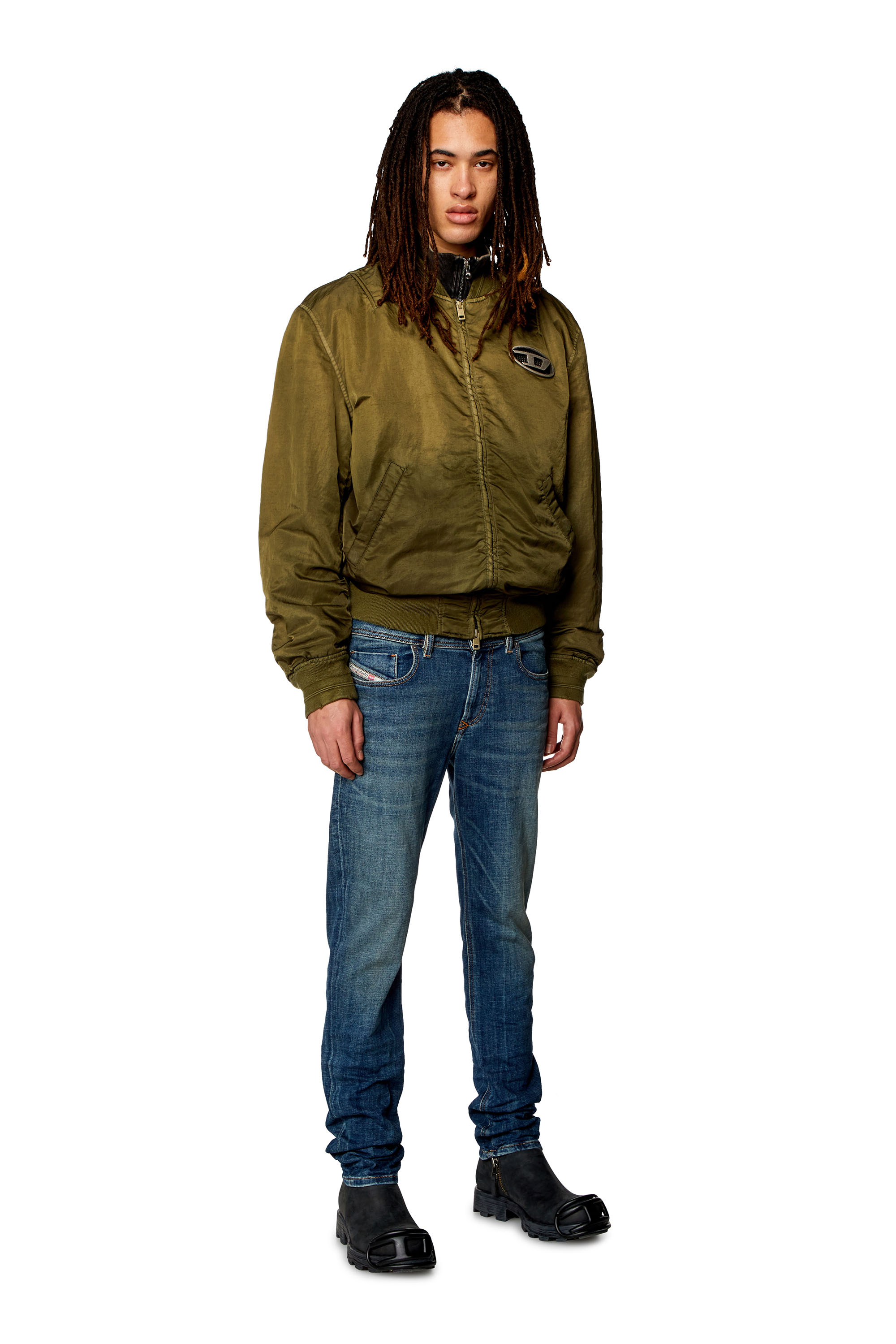 Diesel - Skinny Jeans 1979 Sleenker 09H67, Bleu Foncé - Image 4