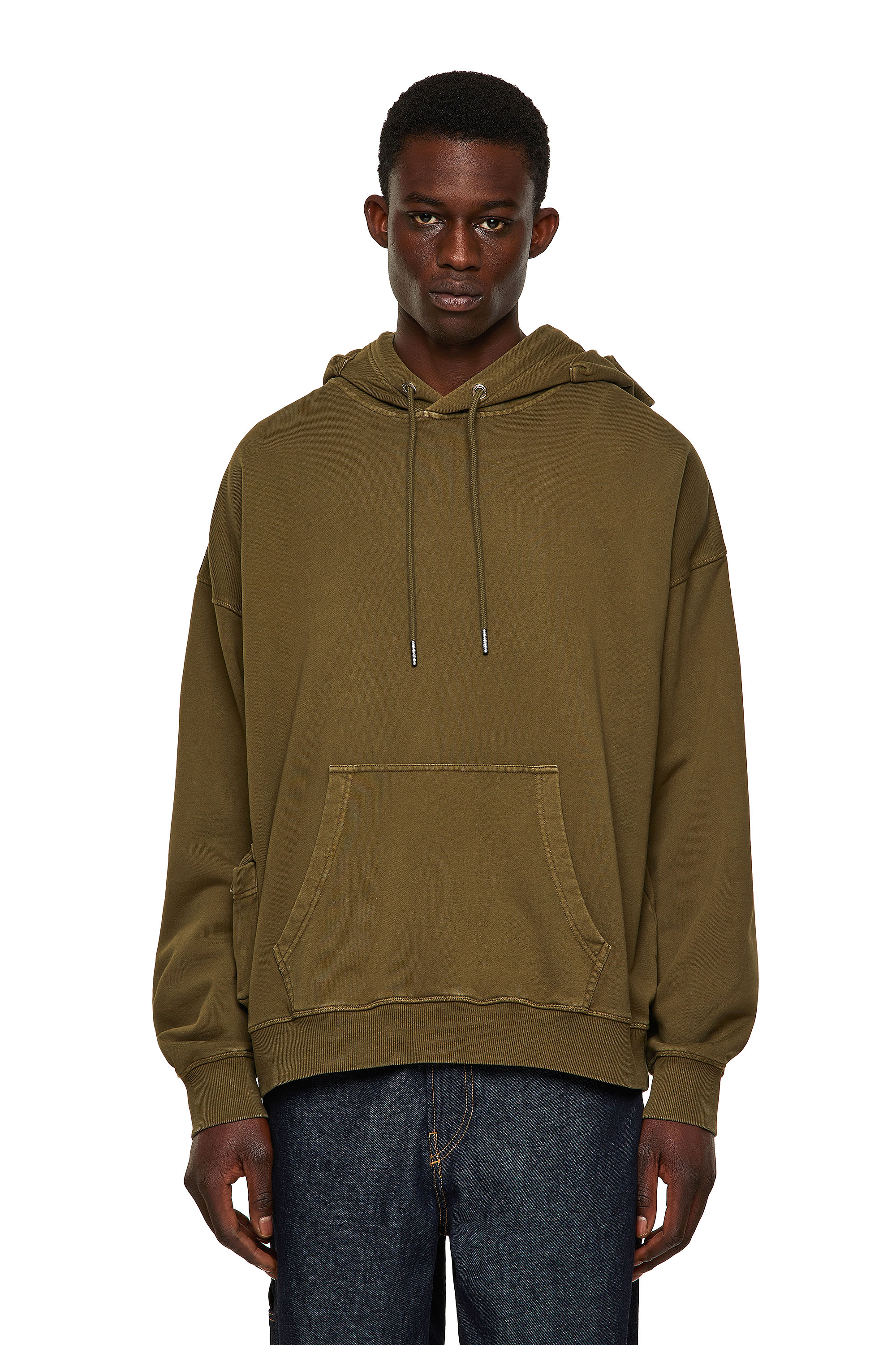 S-ERPOCKOO-B1, Vert Olive - Pull Cotton