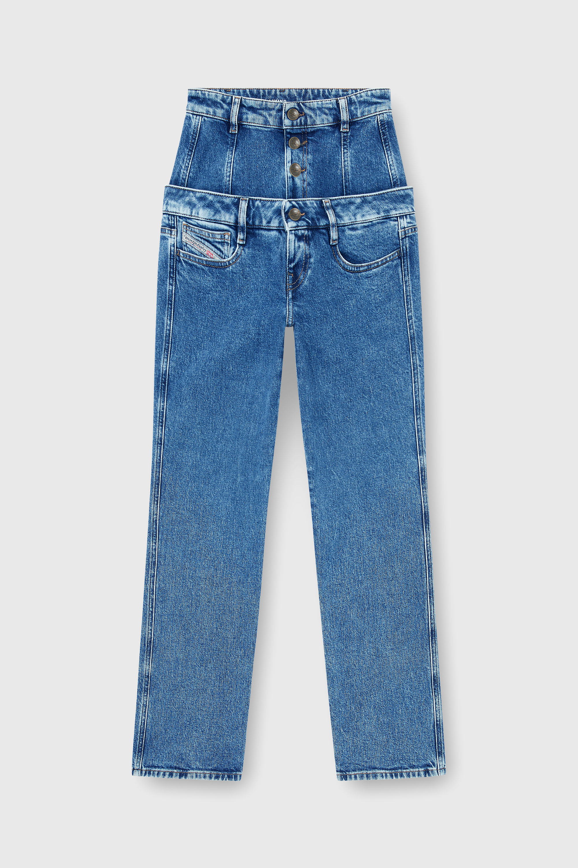 Diesel - Slim Jeans D-Fynora 007EU Femme, Bleu moyen - Image 6