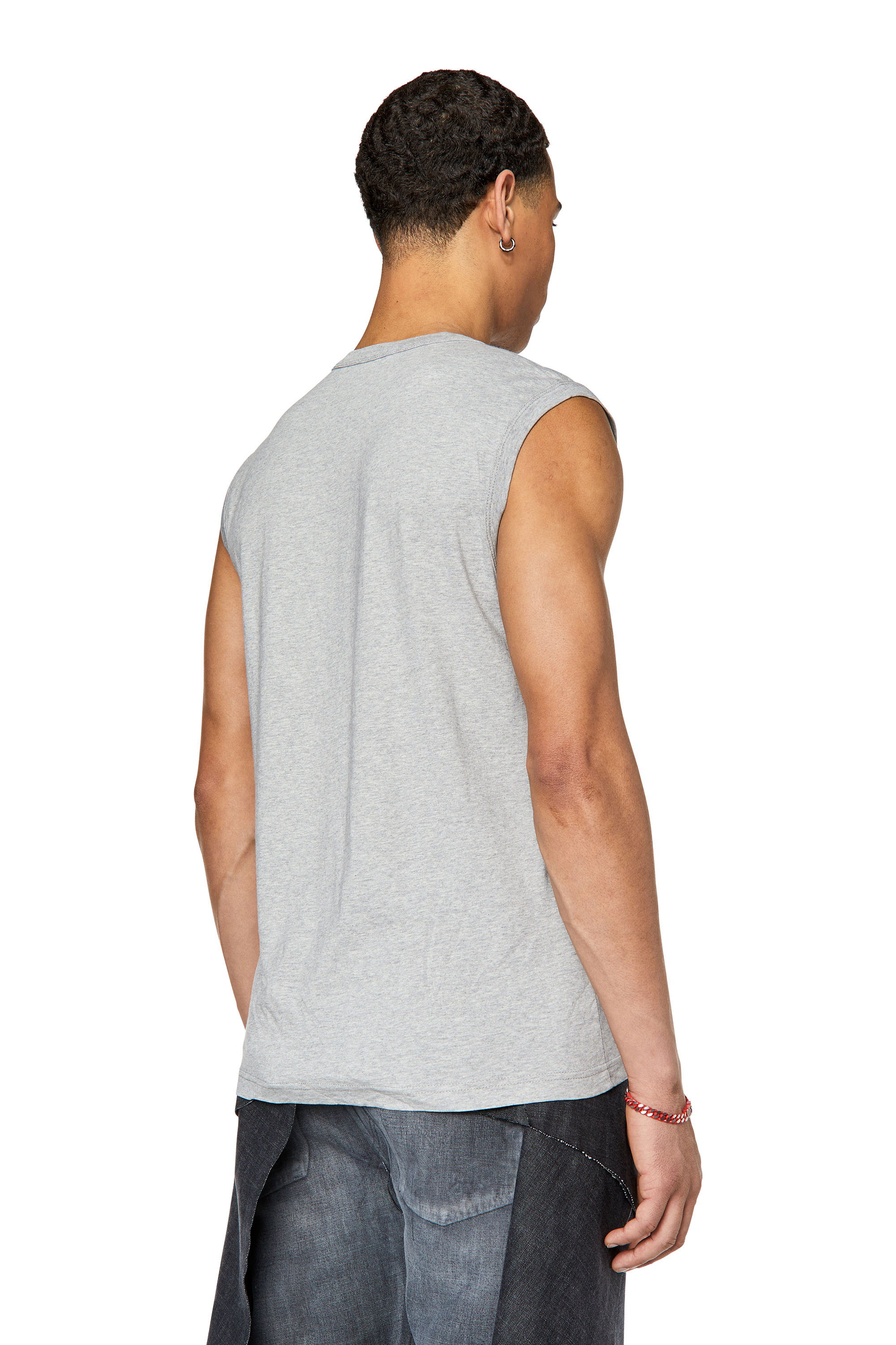Diesel - T-BISCO-DIVSTROYED, Gris - Image 4