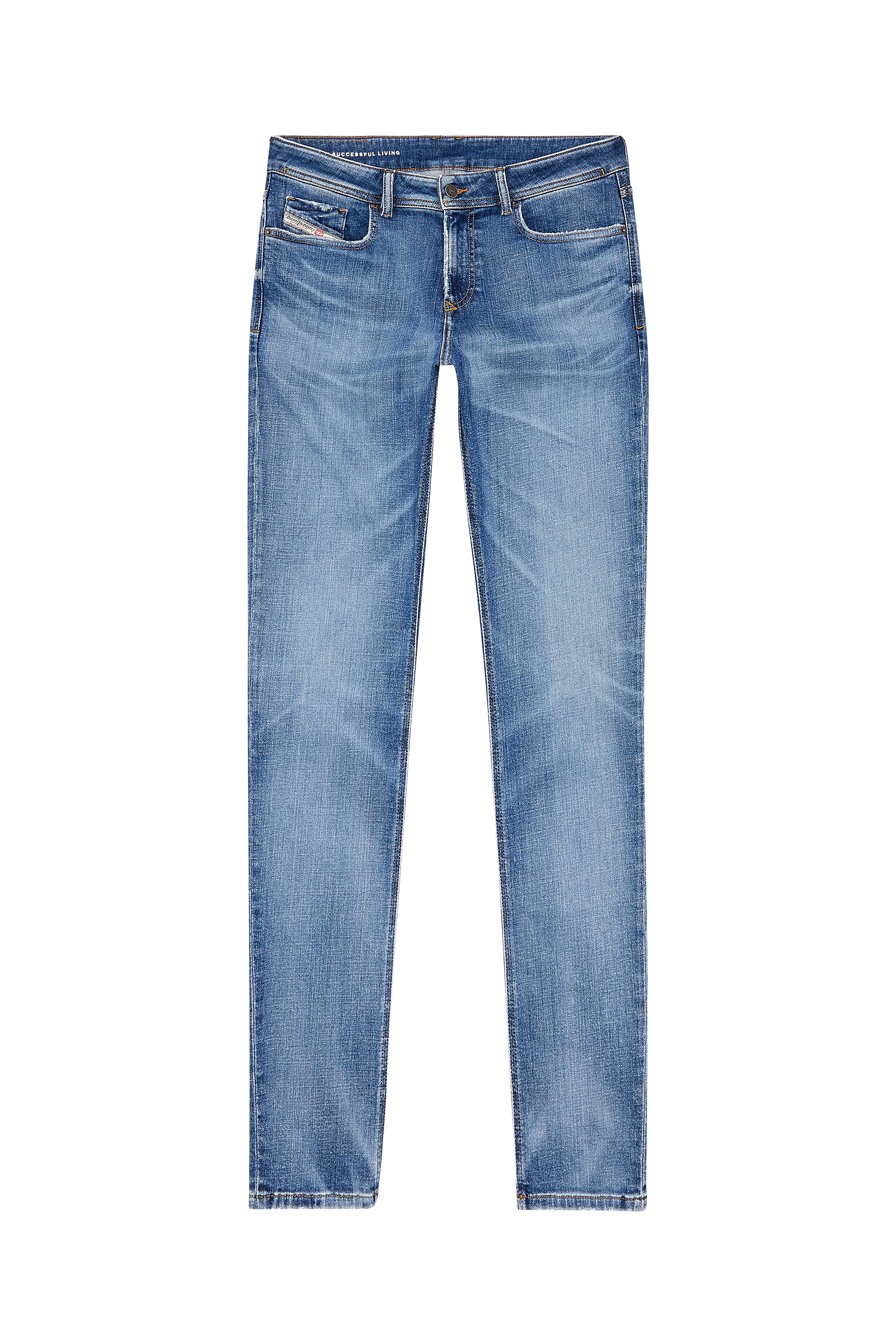 Diesel - Skinny Jeans 1979 Sleenker 09H68, Bleu moyen - Image 3