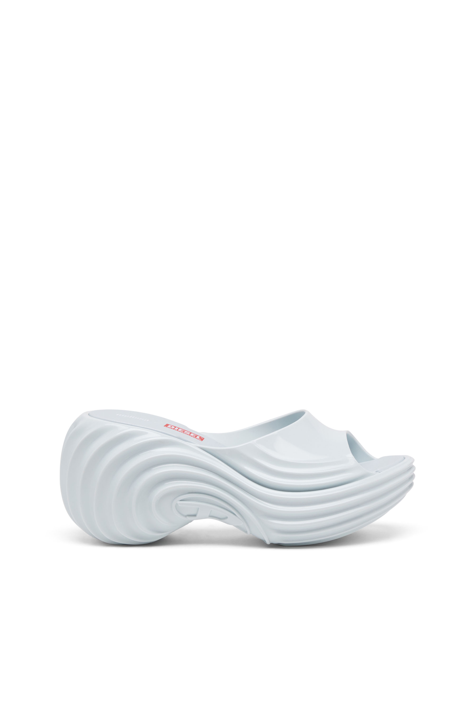 Diesel - MELISSA QUANTUM PLATFORM, Mule &agrave; plateforme en Melflex&reg; Femme in Bleu - 1