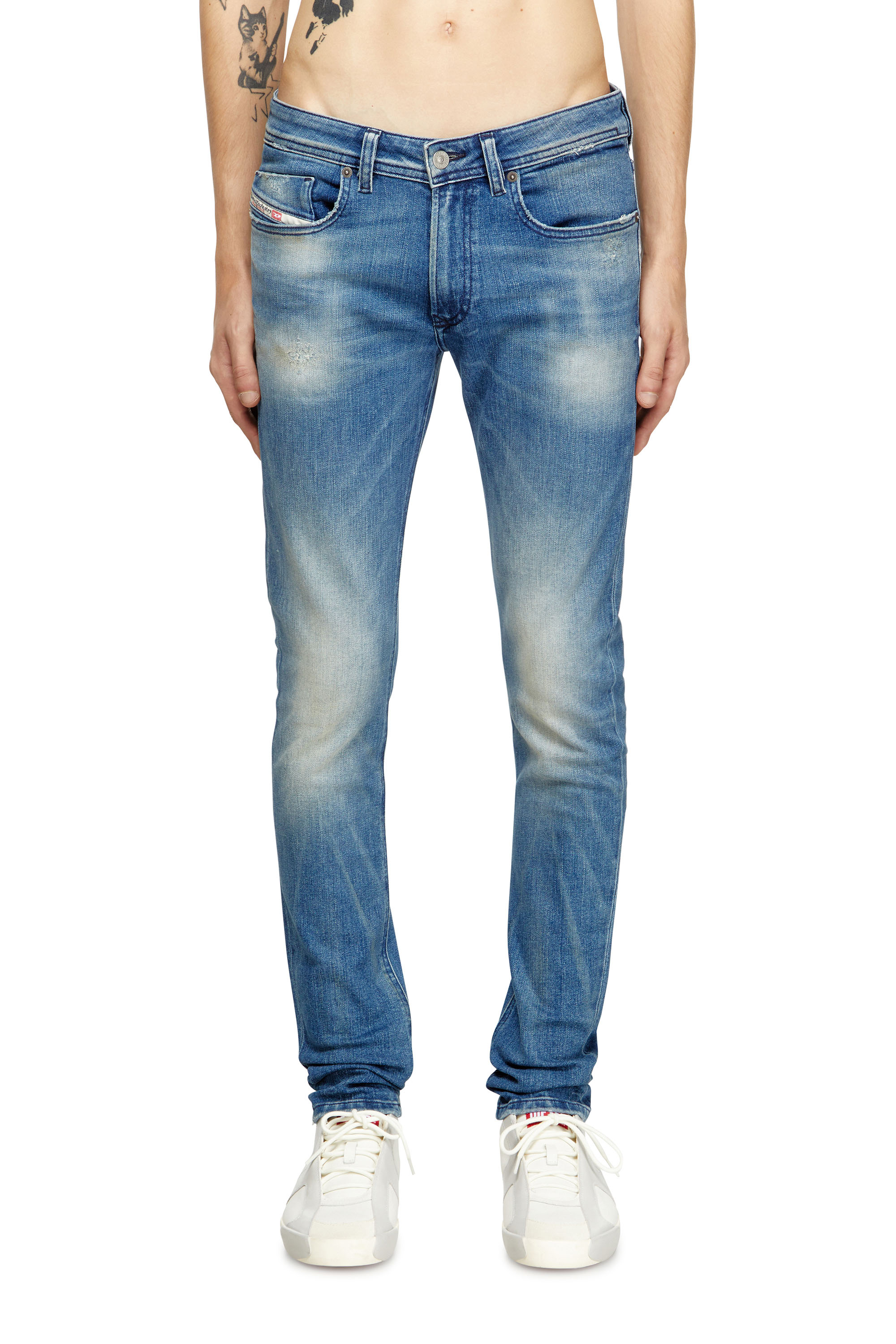 Skinny Jeans 1979 Sleenker 0DBDR, Bleu moyen Diesel - Skinny Jeans 1979 Sleenker 0DBDR Homme, Bleu moyen - Image 3