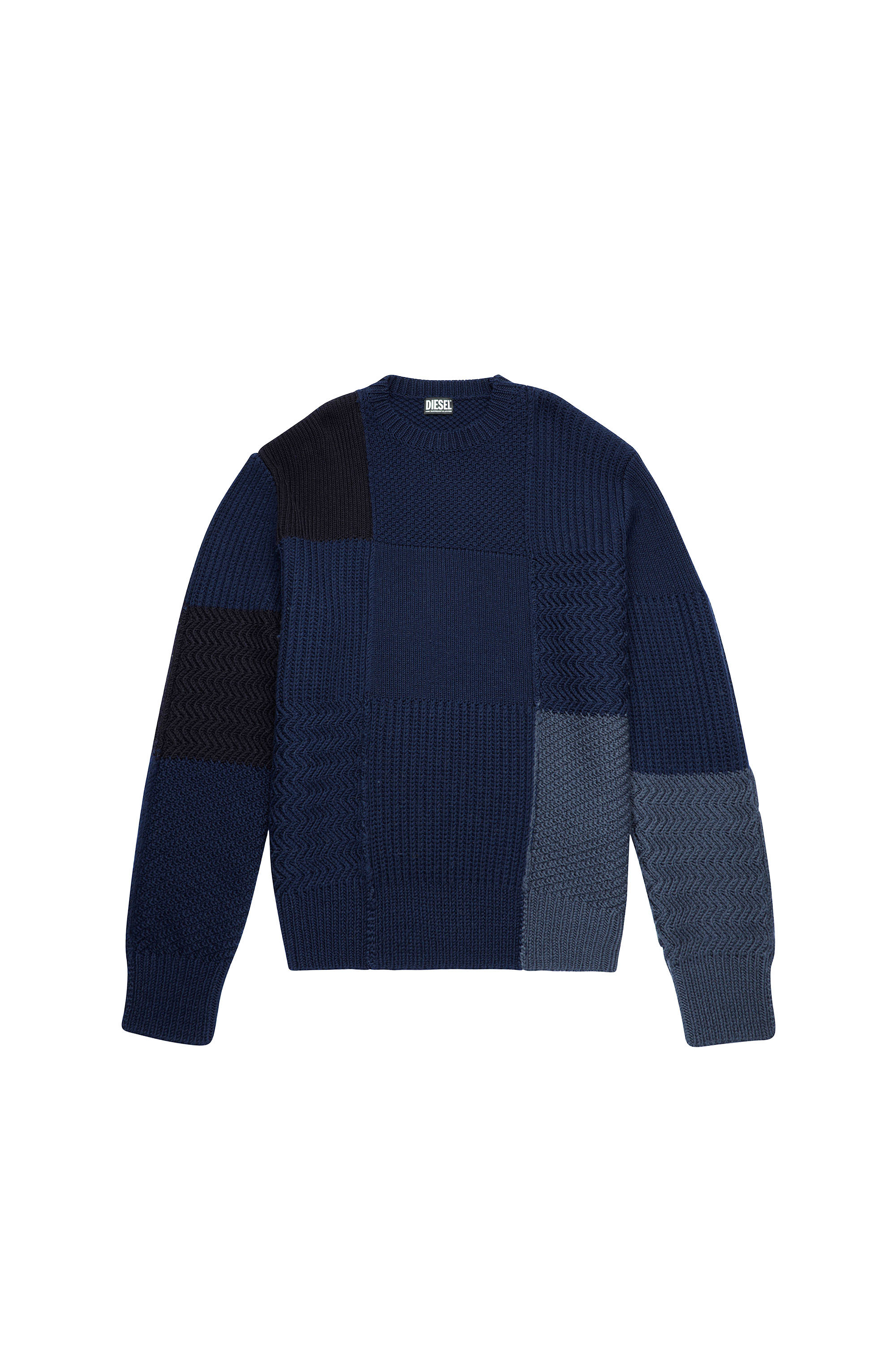 K-CONCORD, Bleu Foncé - Pull Maille