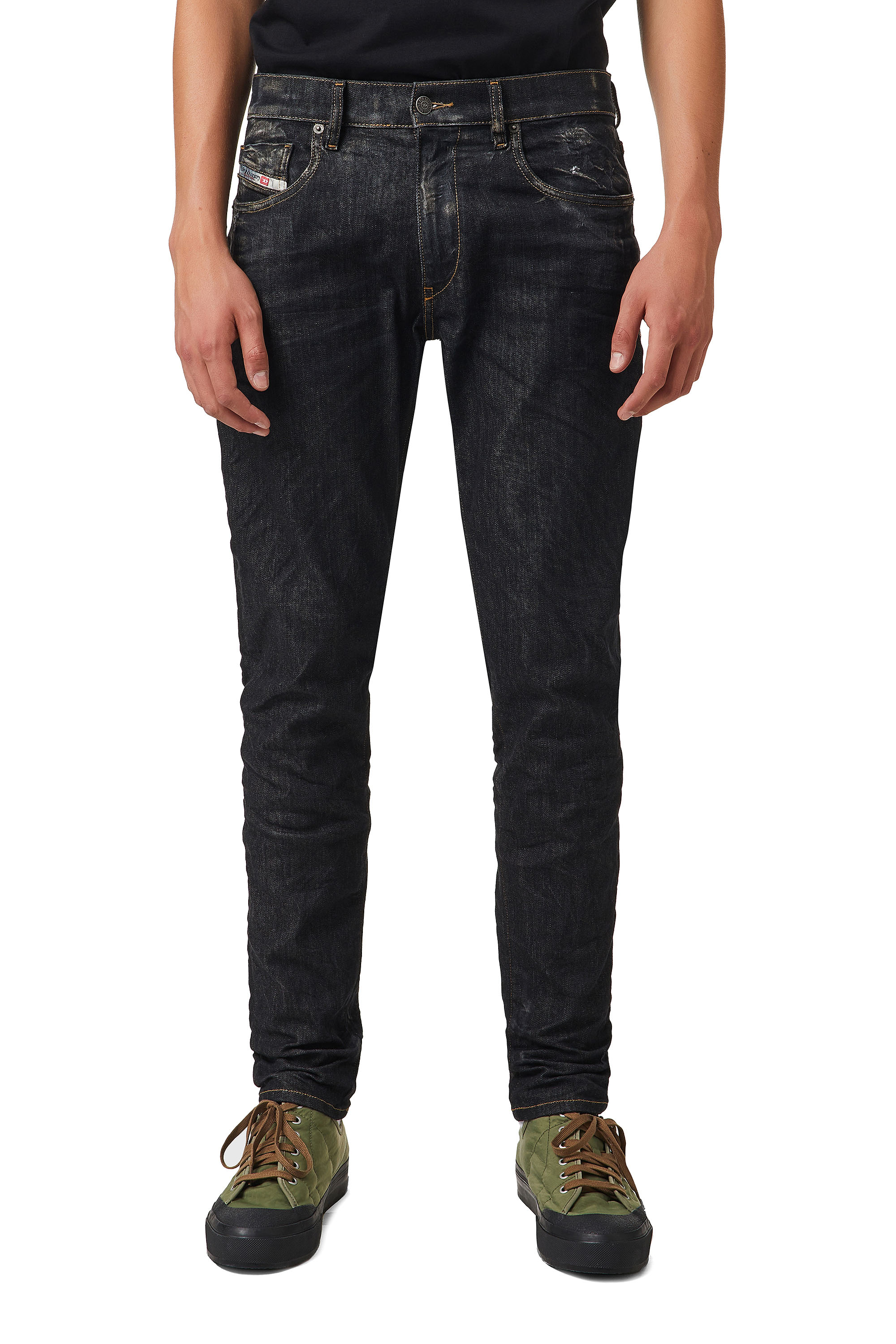 D-Strukt 09A87, Noir/Gris foncé - Jeans