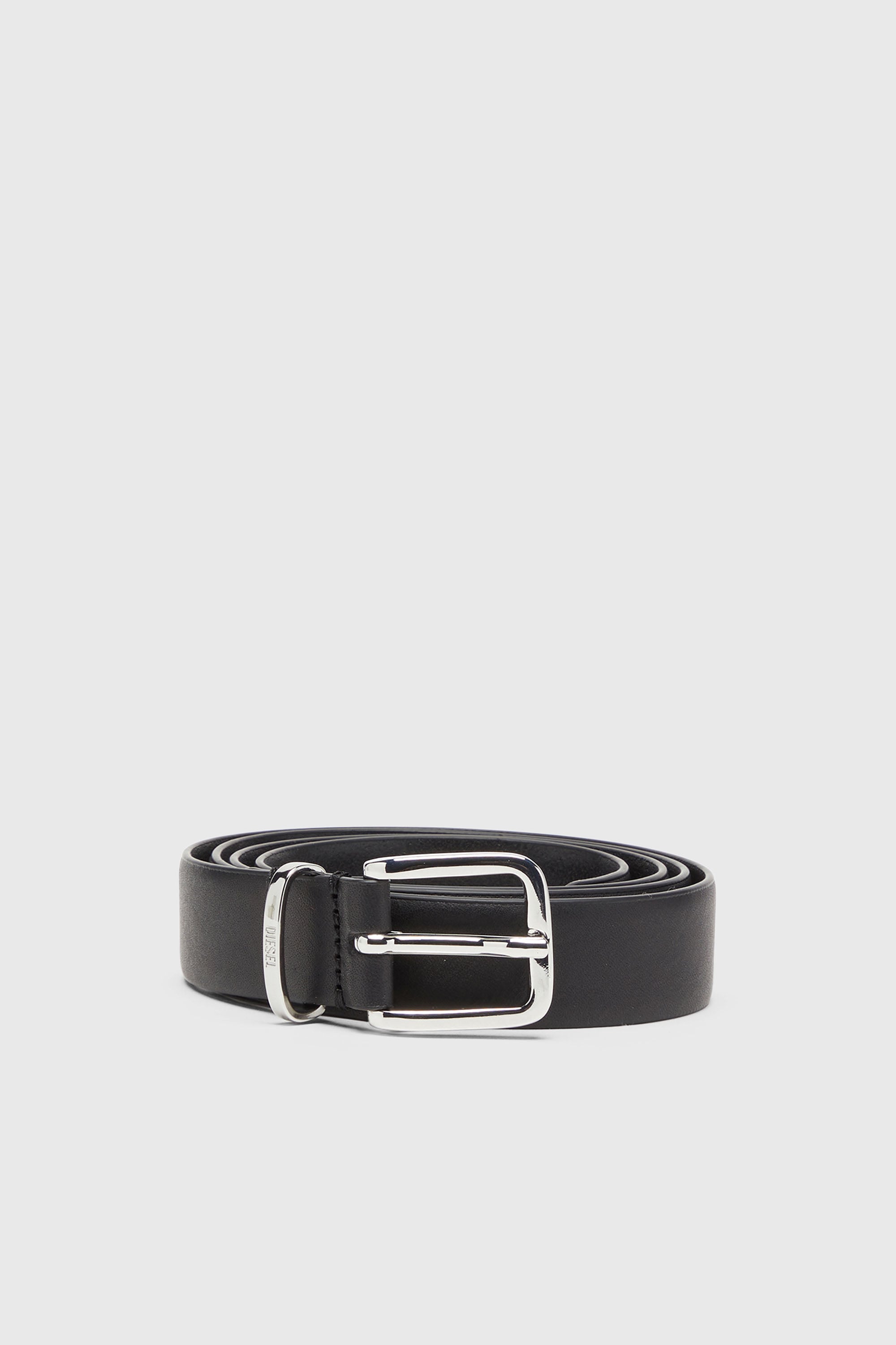 Diesel - B-BISCOTTO W KNOT 25, Ceinture 2.5 cm en cuir Femme in Noir - 1