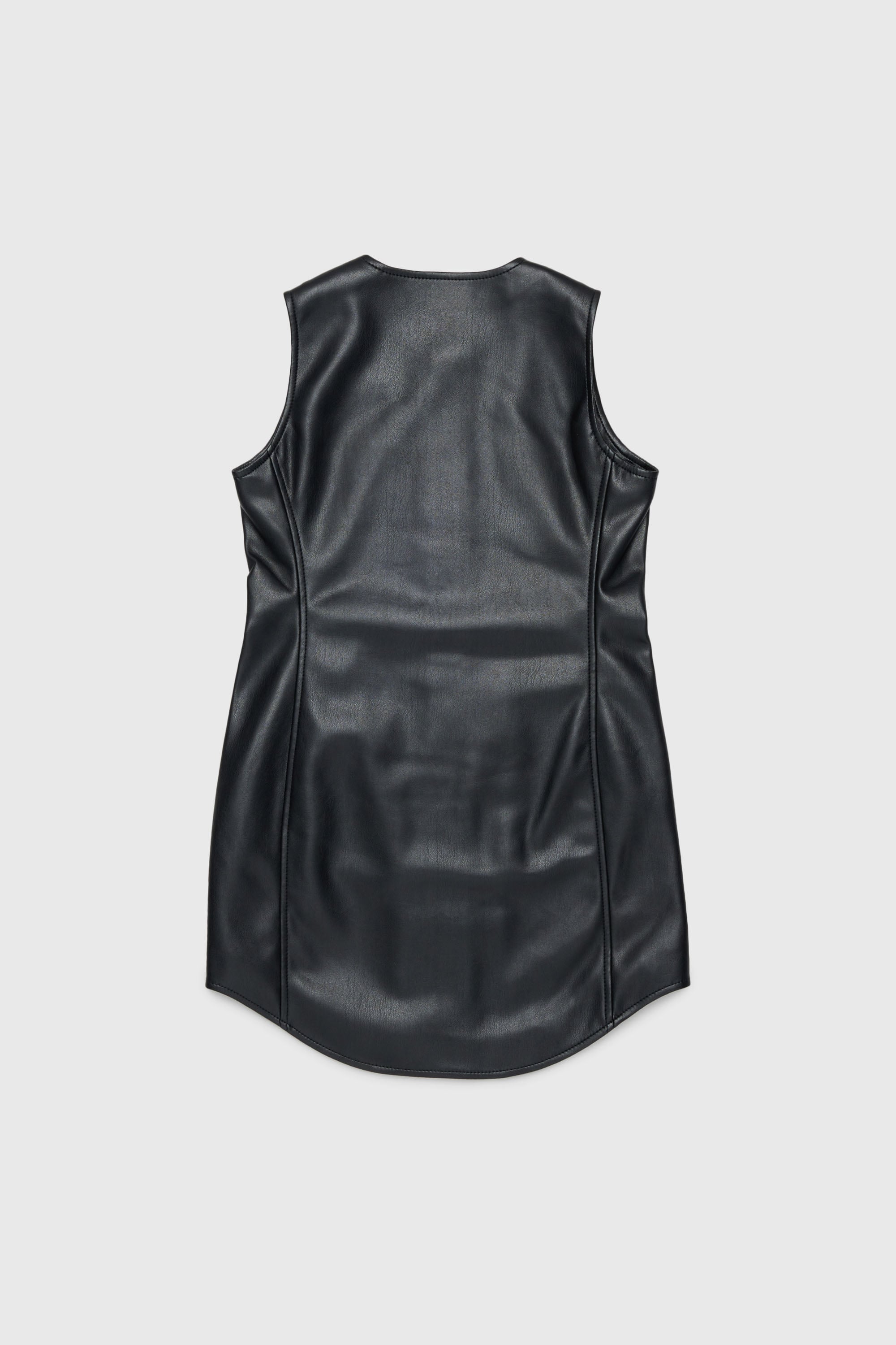 Diesel - DJENNY, Robe chemise sans manches zipp&eacute;e Femme in Noir - 2