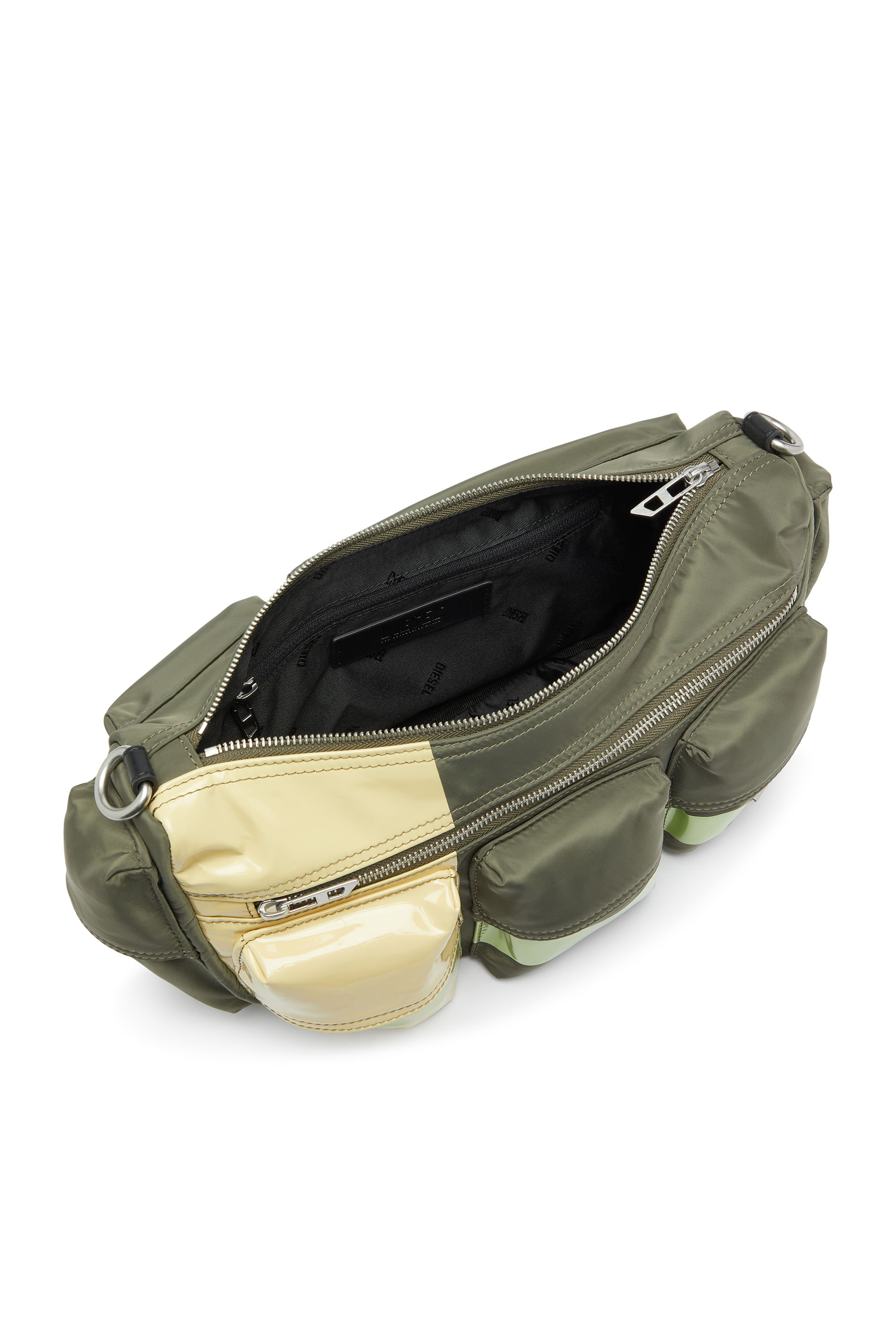 Diesel - MULTI-PKTS SHOULDER BAG X, Multi-Pkts - Sac bandouli&egrave;re &agrave; design color-block Mixte in Polychrome - 3