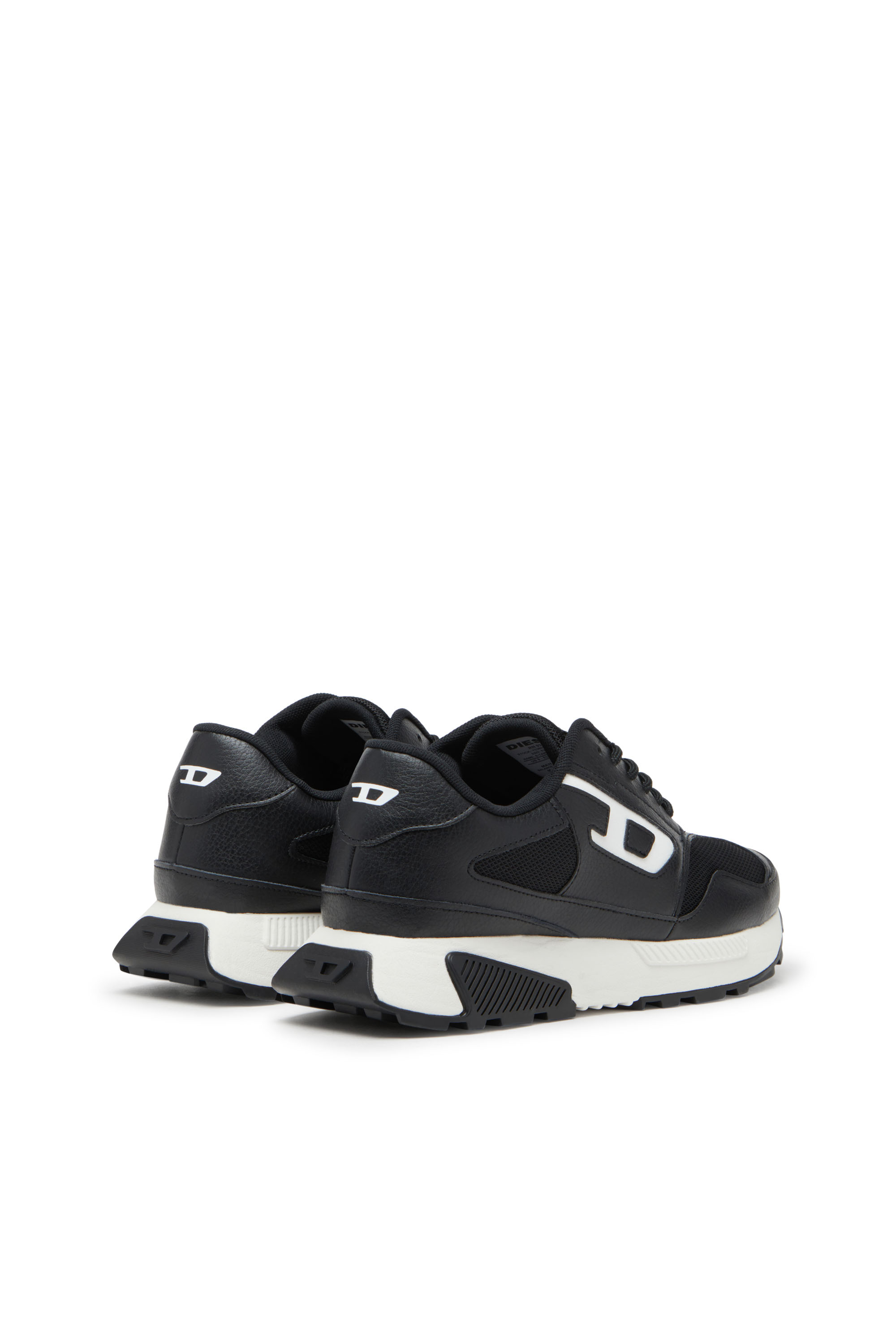 Diesel - S-TAME-D RUNNING, Sneakers en mesh, cuir suédé et PU Homme in Noir - 3