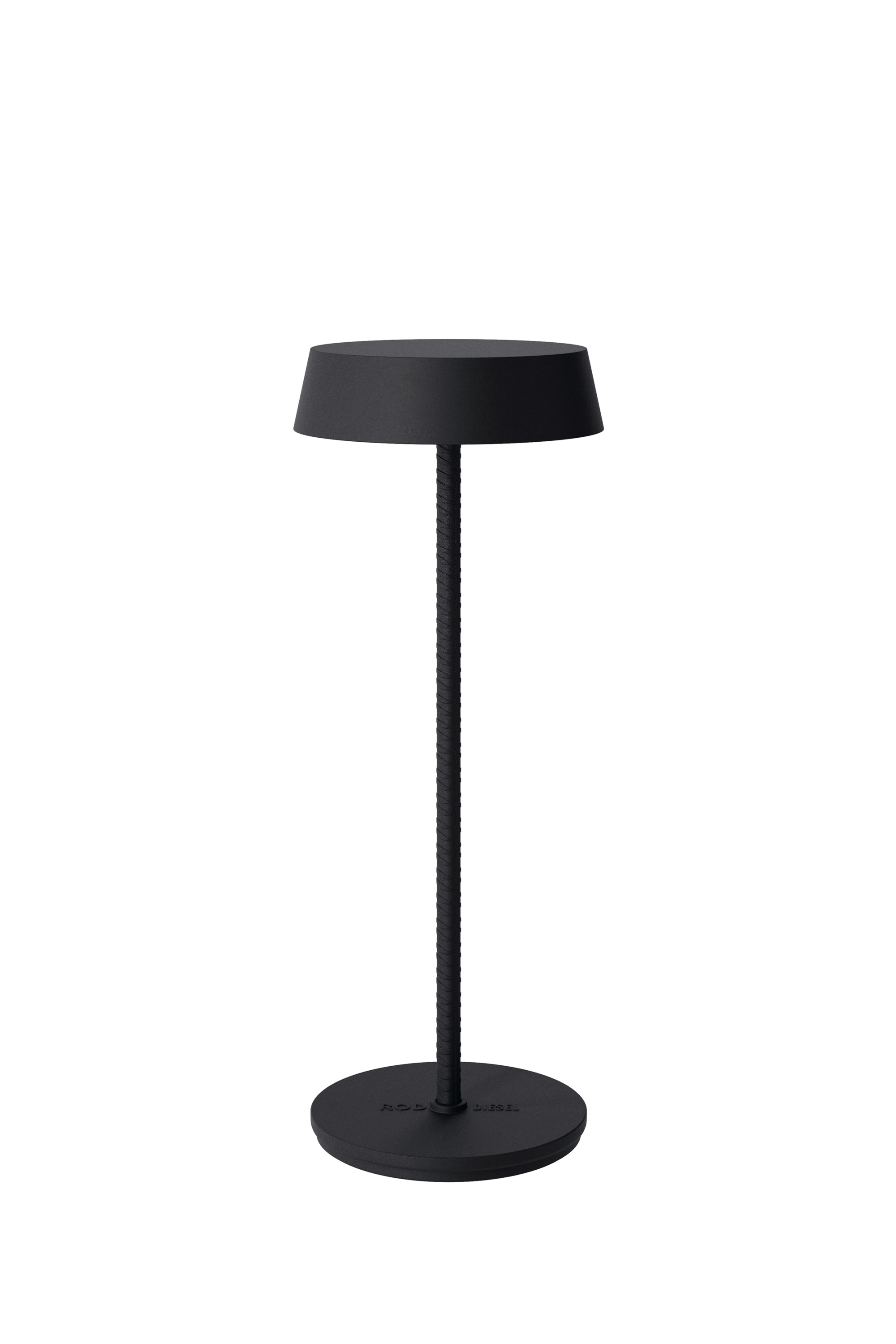Diesel - 51181 2020 ROD CORDLESS TABLE LAMP DARK, Lampe portable et rechargeable Mixte in Noir - 1