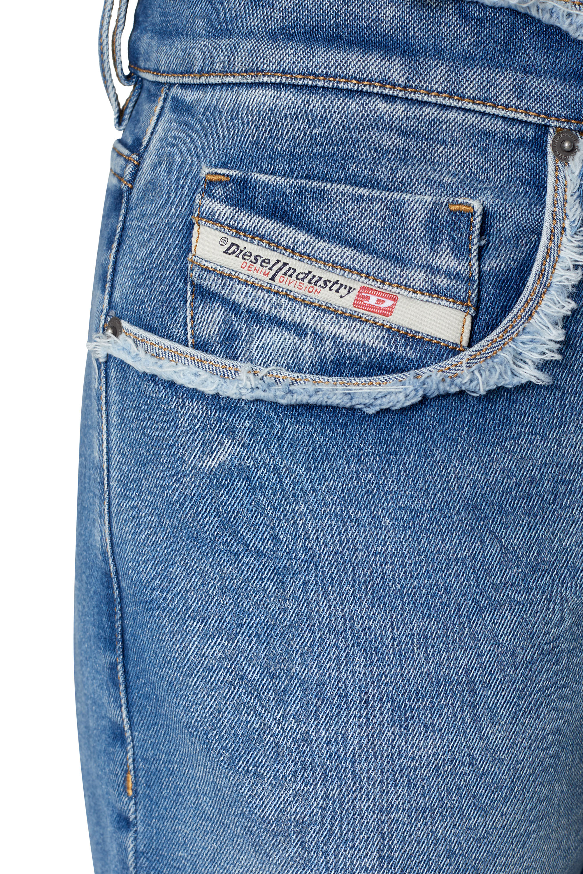 Diesel - Slim Jeans 2019 D-Strukt 09E19, Bleu moyen - Image 3