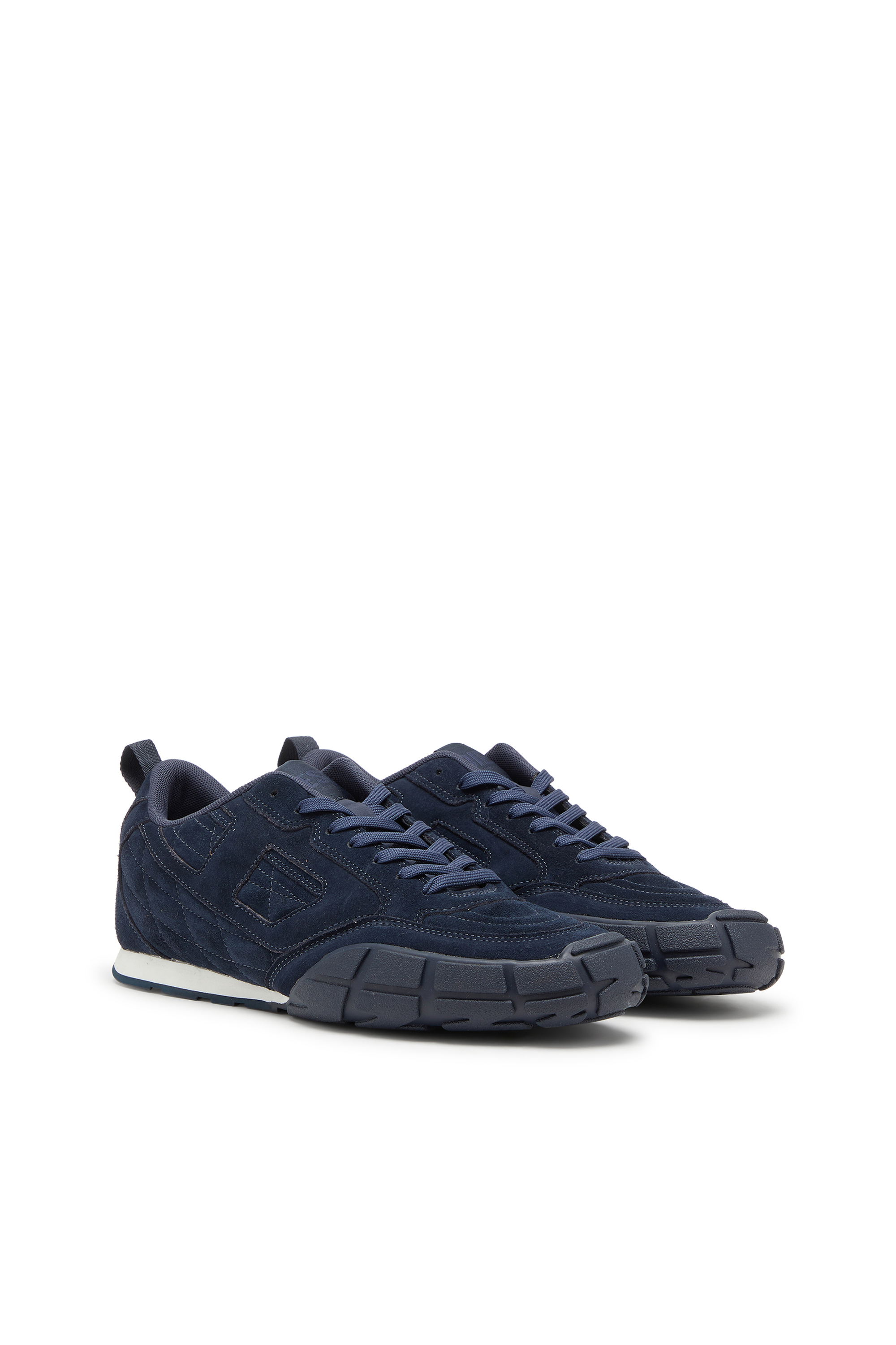 Diesel - S-PAGODHA LOW, S-Pagodha-Baskets en daim matelass&eacute;es Homme in Bleu - 2