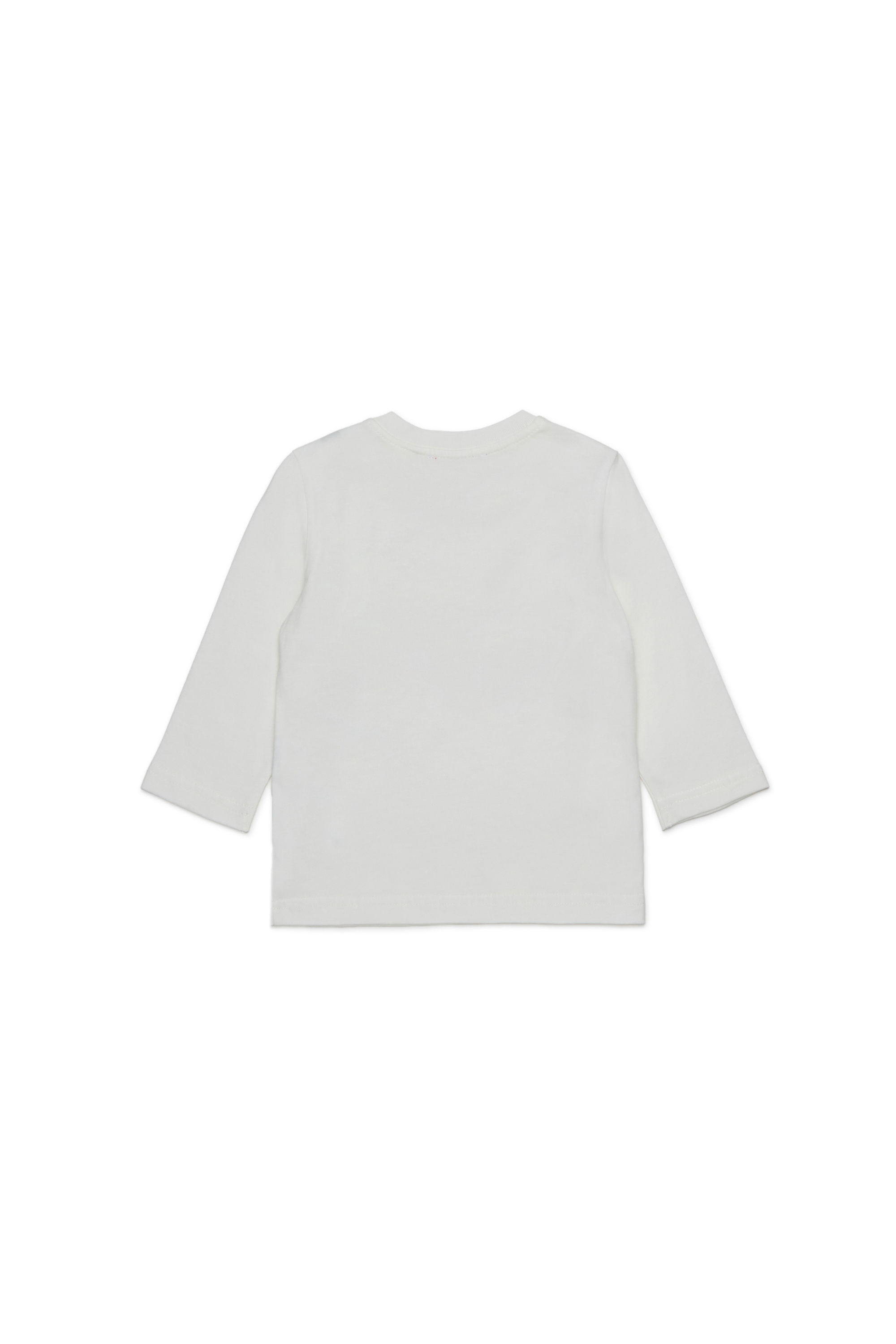 Diesel - TRAVONB, Man's Cotton T-shirt with print in White - 2
