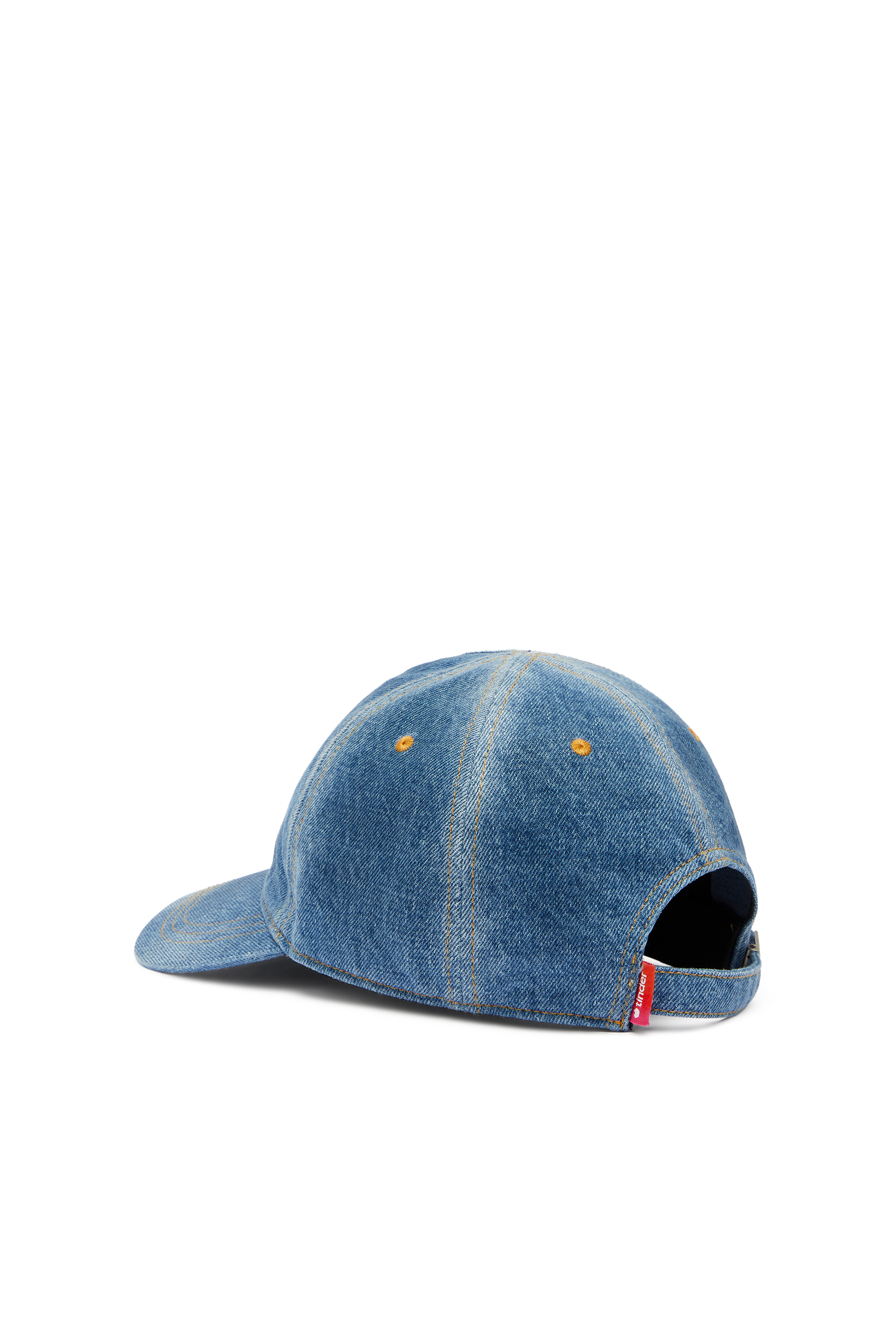 Diesel - PR-CAP-CHITIN, Casquette de baseball en denim avec logo For Successful Loving Mixte in Bleu - 2