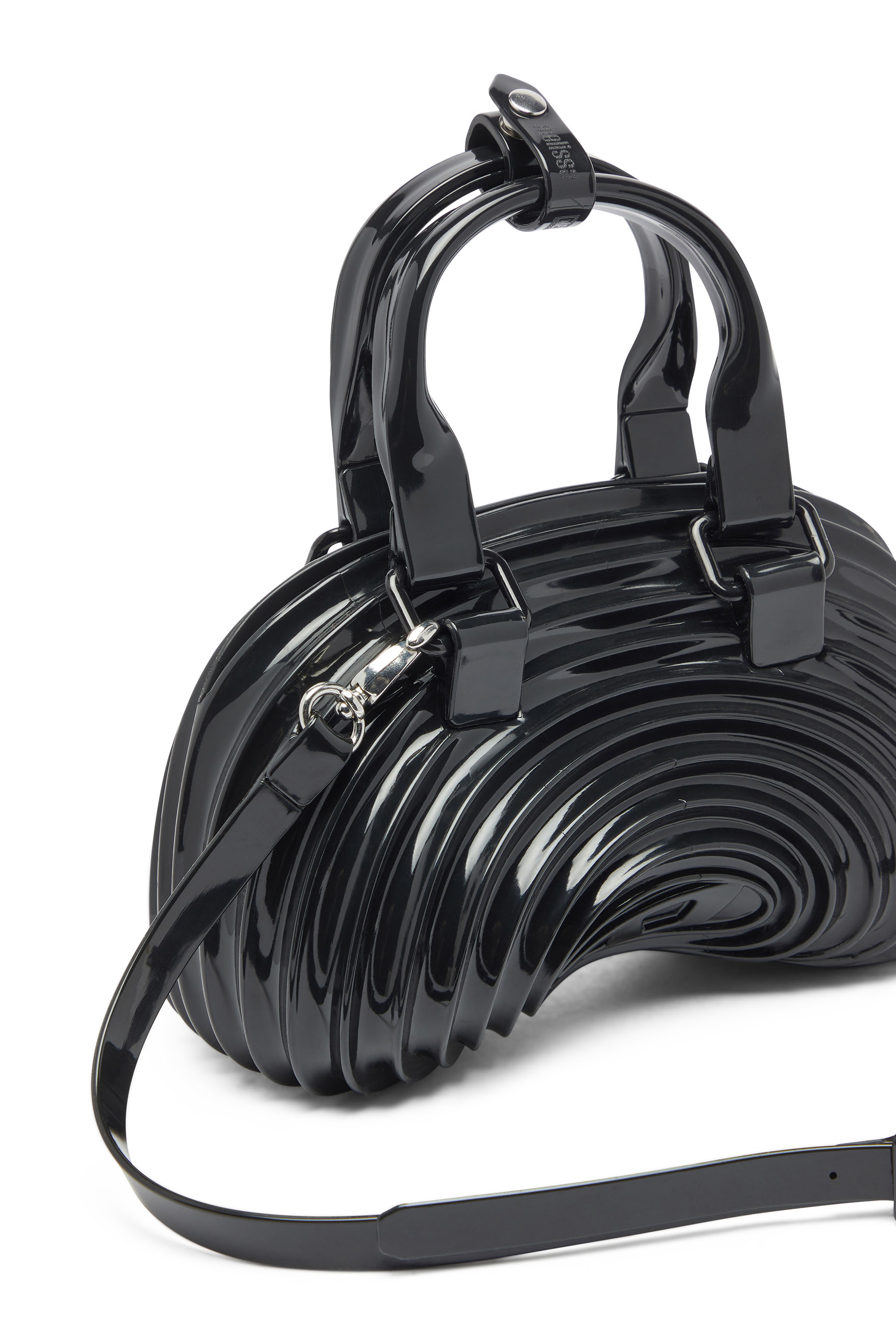 Diesel - MELISSA QUANTUM DOME, Quantum Dome &ndash; Sac &agrave; main en Melflex&reg; Femme in Noir - 6