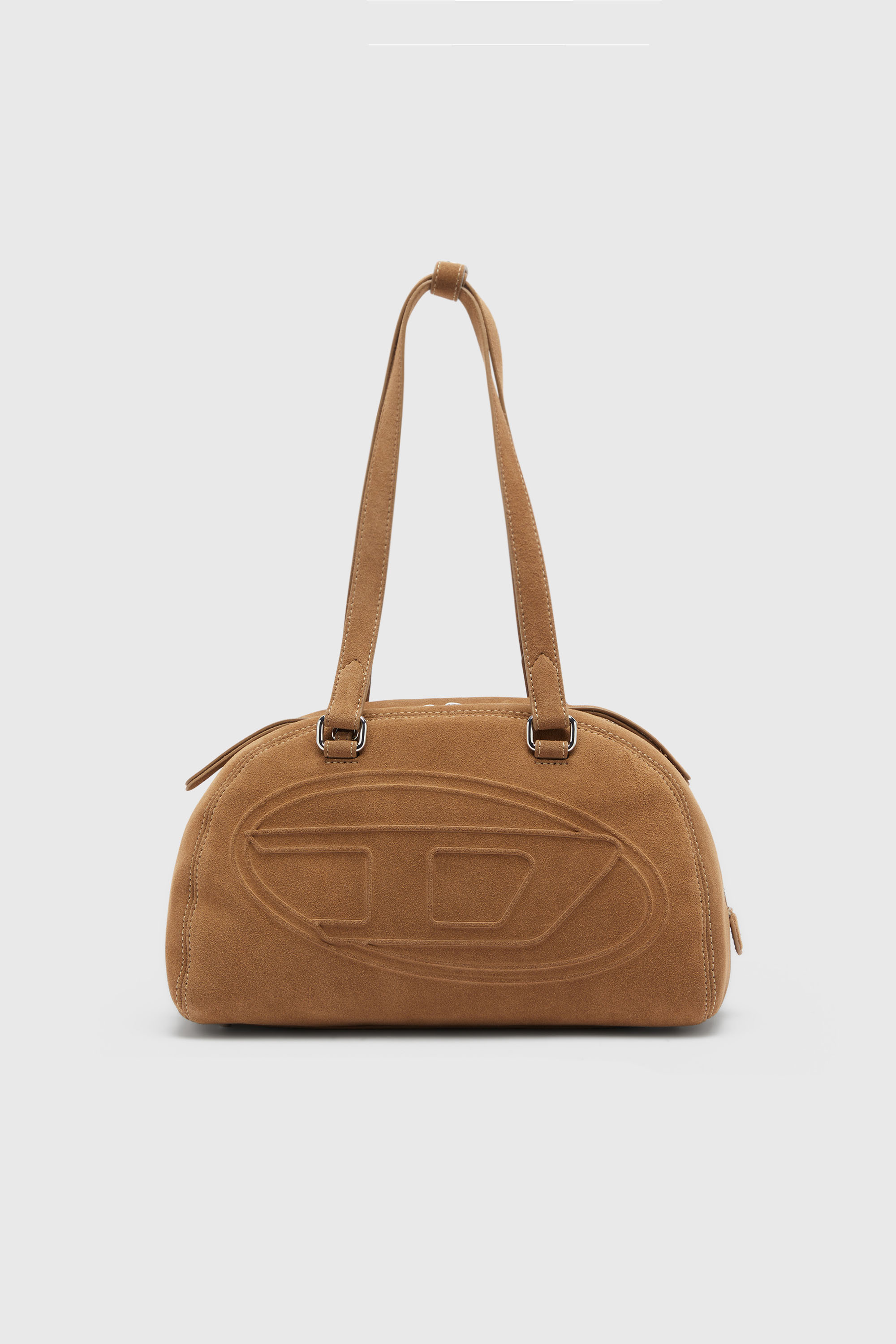 Diesel - 1DR DOME SHOULDER, 1DR Dome-Sac &agrave; &eacute;paule avec logo Oval D Mixte in Beige - 1