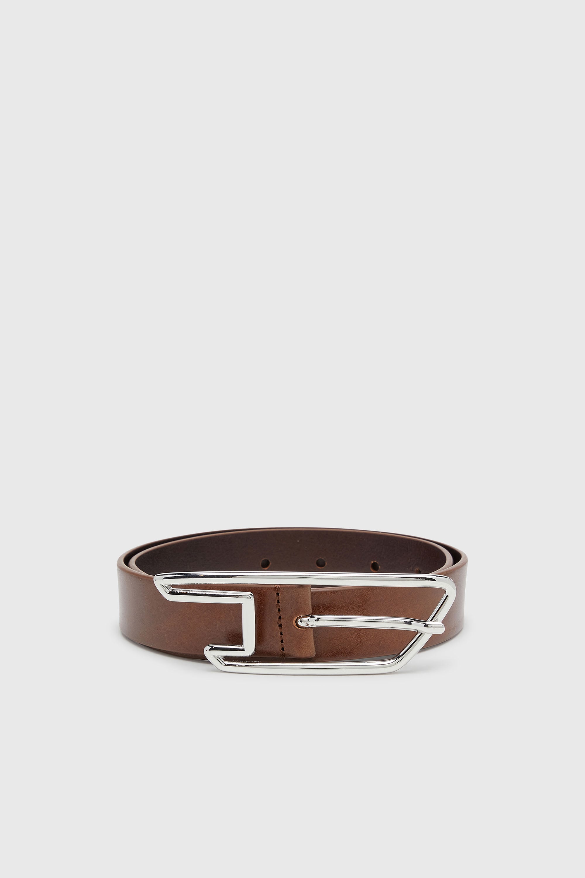 Diesel - B-D LINE W 30, Ceinture 3 cm en cuir pull-up Femme in Marron - 1