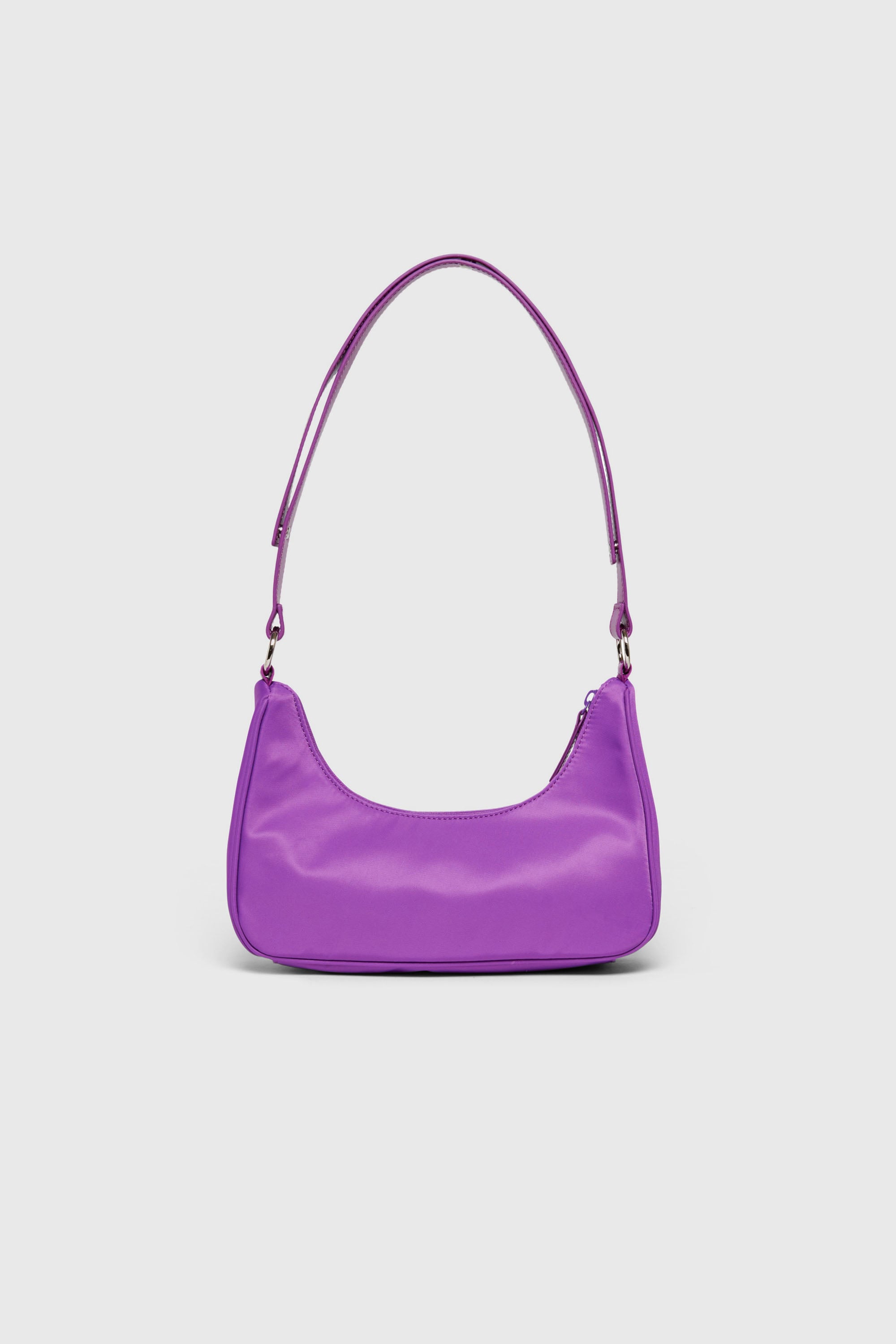 Diesel - WUNSY, WUNSY - Sac bandouli&egrave;re en nylon avec logo Oval D Femme in Violet - 2