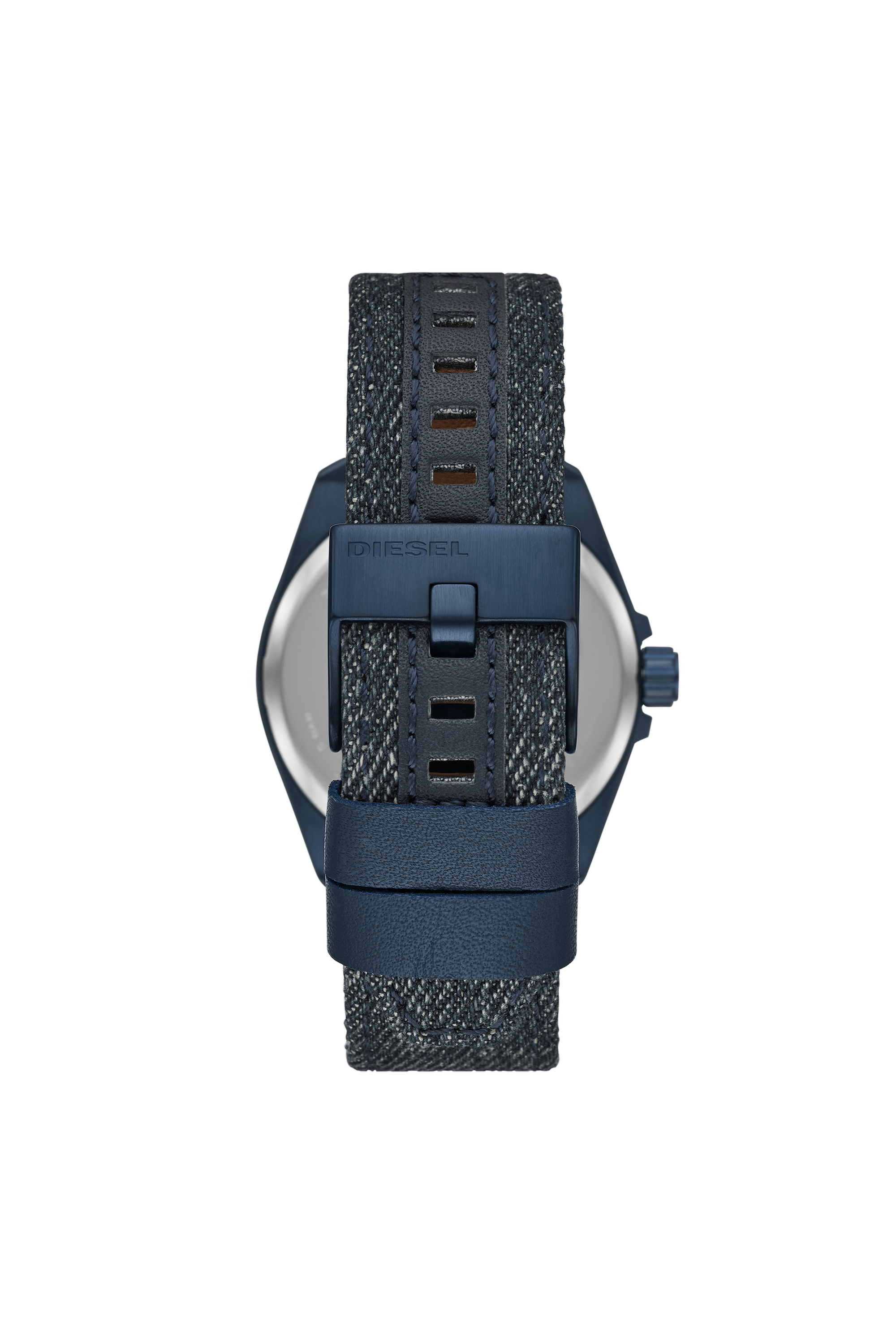 Diesel - DZ1932, Montre MS9 en denim &agrave; trois aiguilles Homme in Bleu - 2