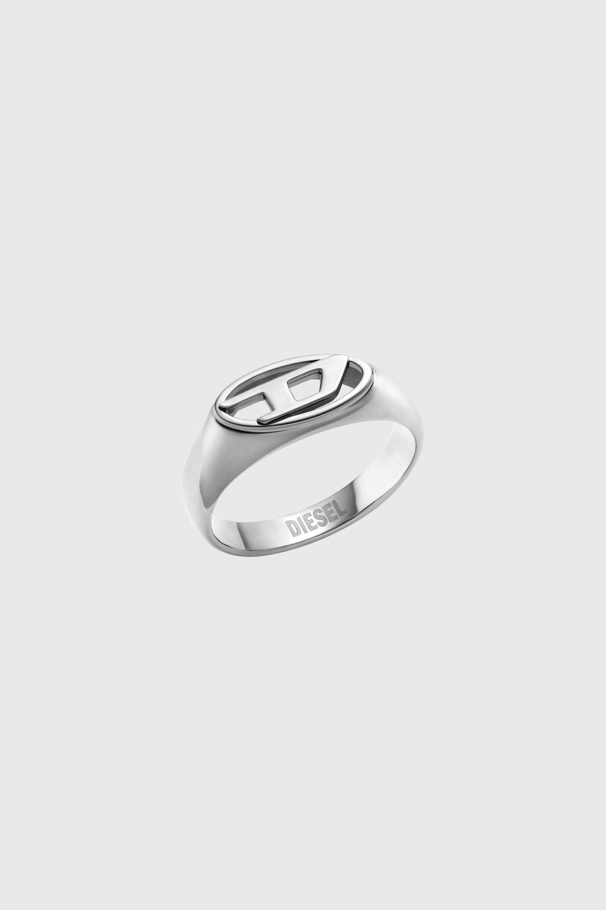Diesel - DX1587040 JEWEL, Bague en acier inoxydable Mixte in Gris argent&eacute; - 1