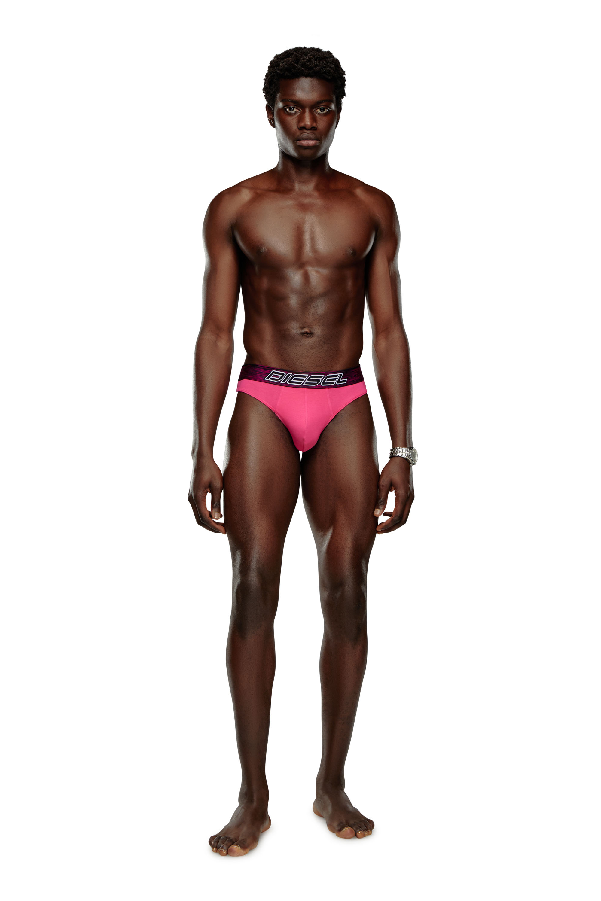 Diesel - UMBR-STRINGTWOPACK, Lot de deux strings teints par zones Homme in Polychrome - 3