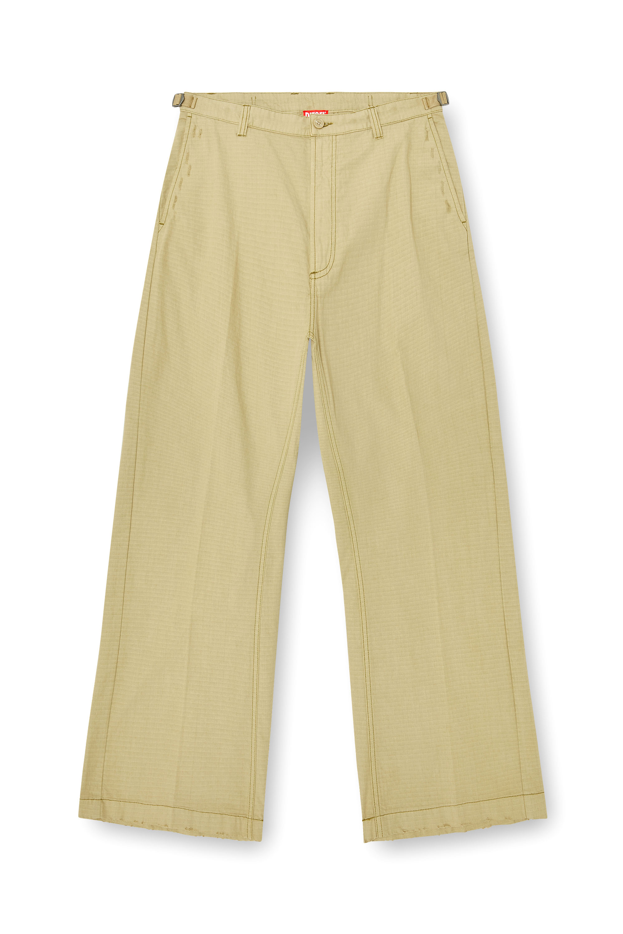 Diesel - P-BALL, Pantalon en ripstop de coton avec boucles lat&eacute;rales Homme in ToBeDefined - 2