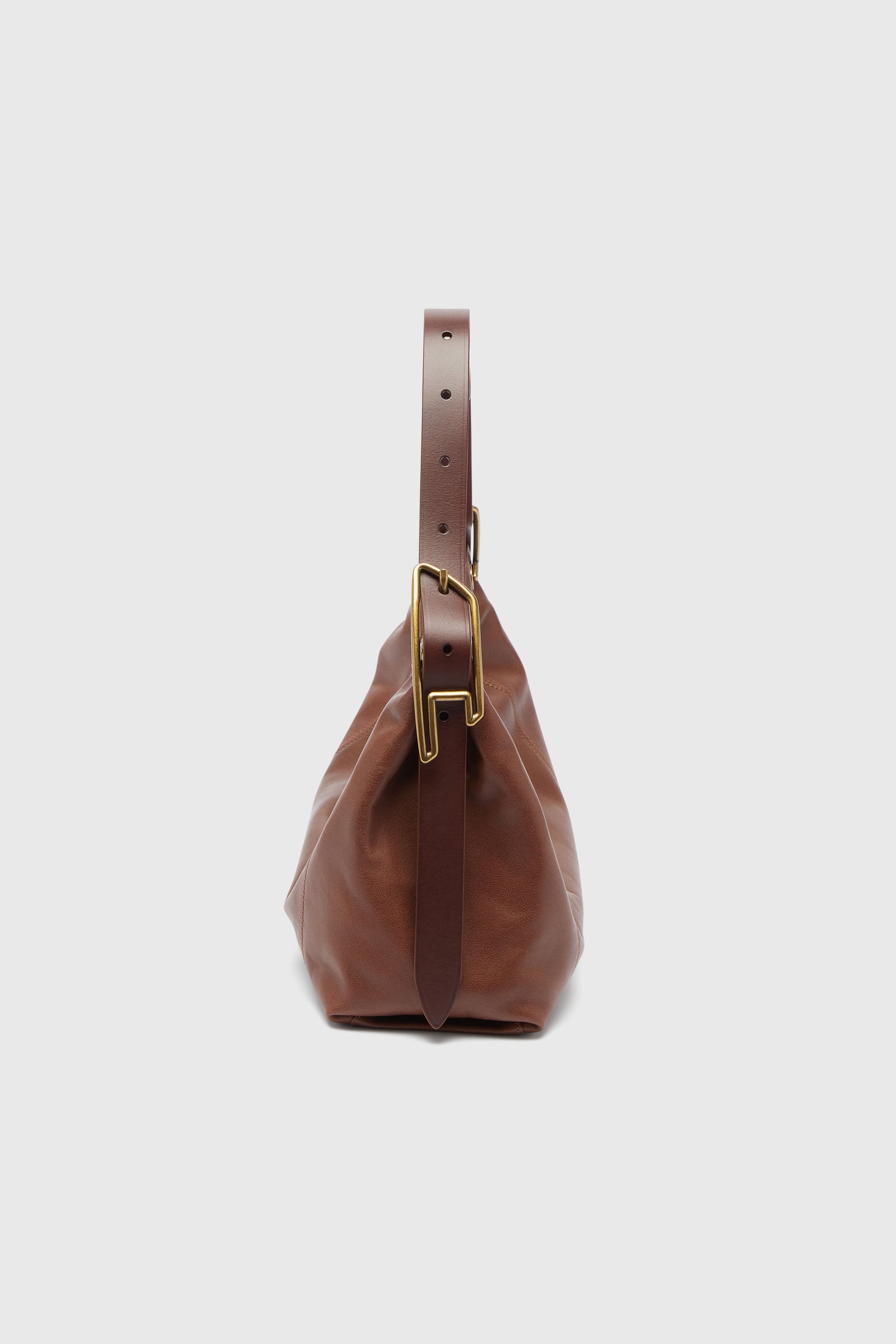 Diesel - D-LINE HOBO S, D-Line Sac port&eacute; &eacute;paule en cuir Femme in Marron - 3