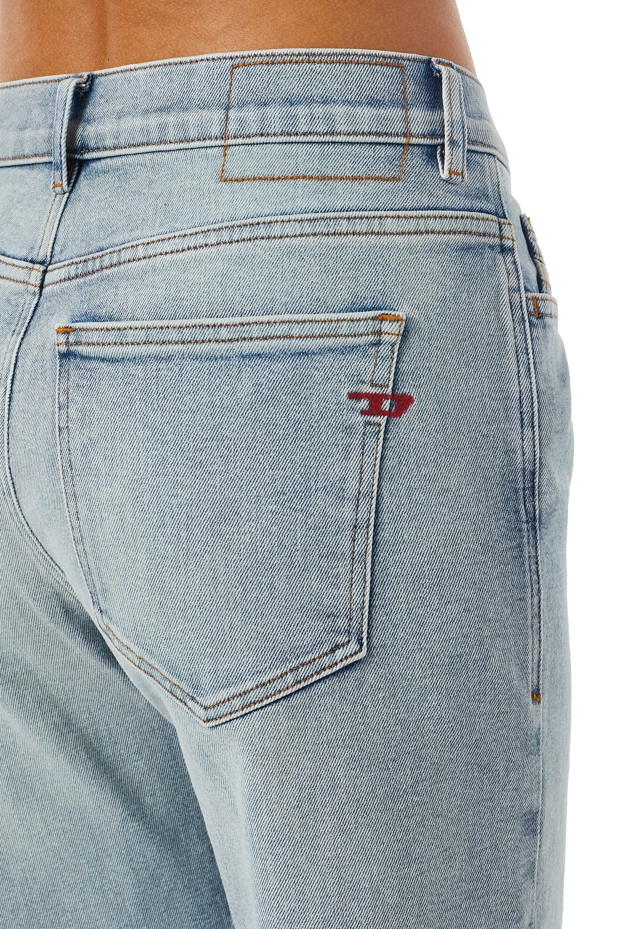 Diesel - Boyfriend Jeans 2016 D-Air 09C08 Femme, Bleu Clair - Image 6