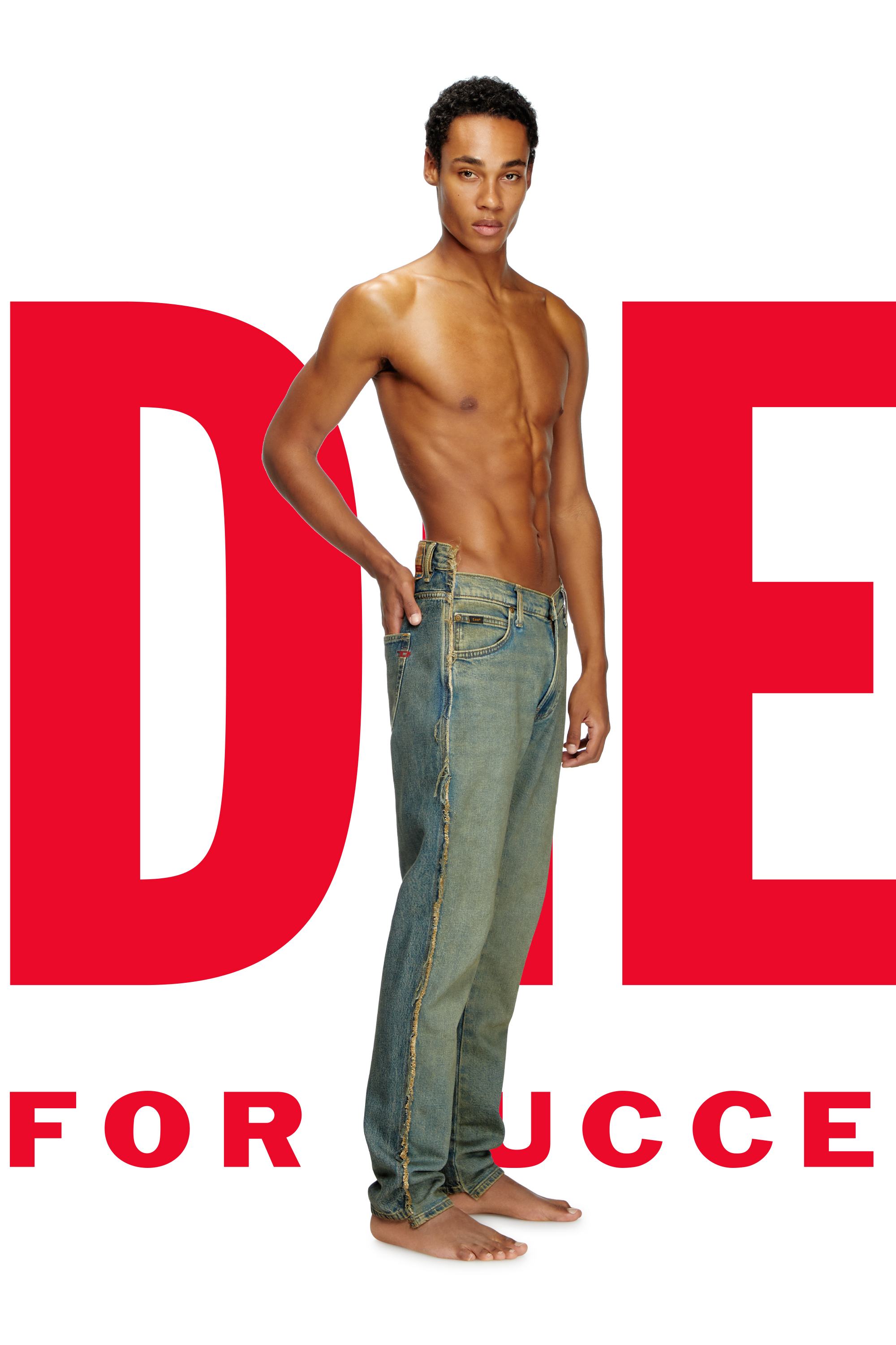 Regular Jeans Dieseloves 04 09M98, Bleu Foncé Diesel - Regular Jeans Dieseloves 04 09M98 Homme, Bleu Foncé - Image 1