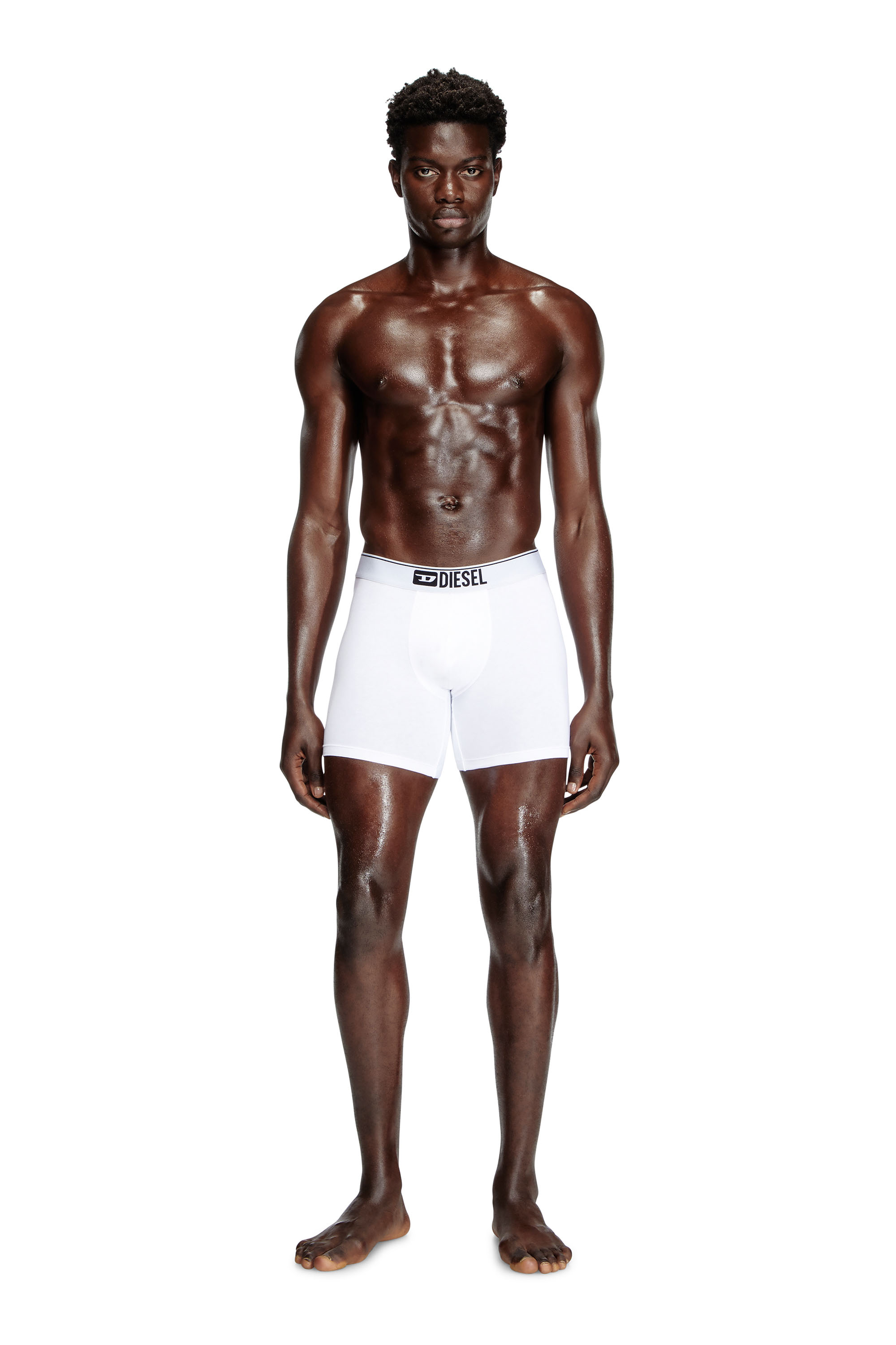 Diesel - MAX-3PACK, Lot de trois boxer en coton stretch Homme in Polychrome - 3