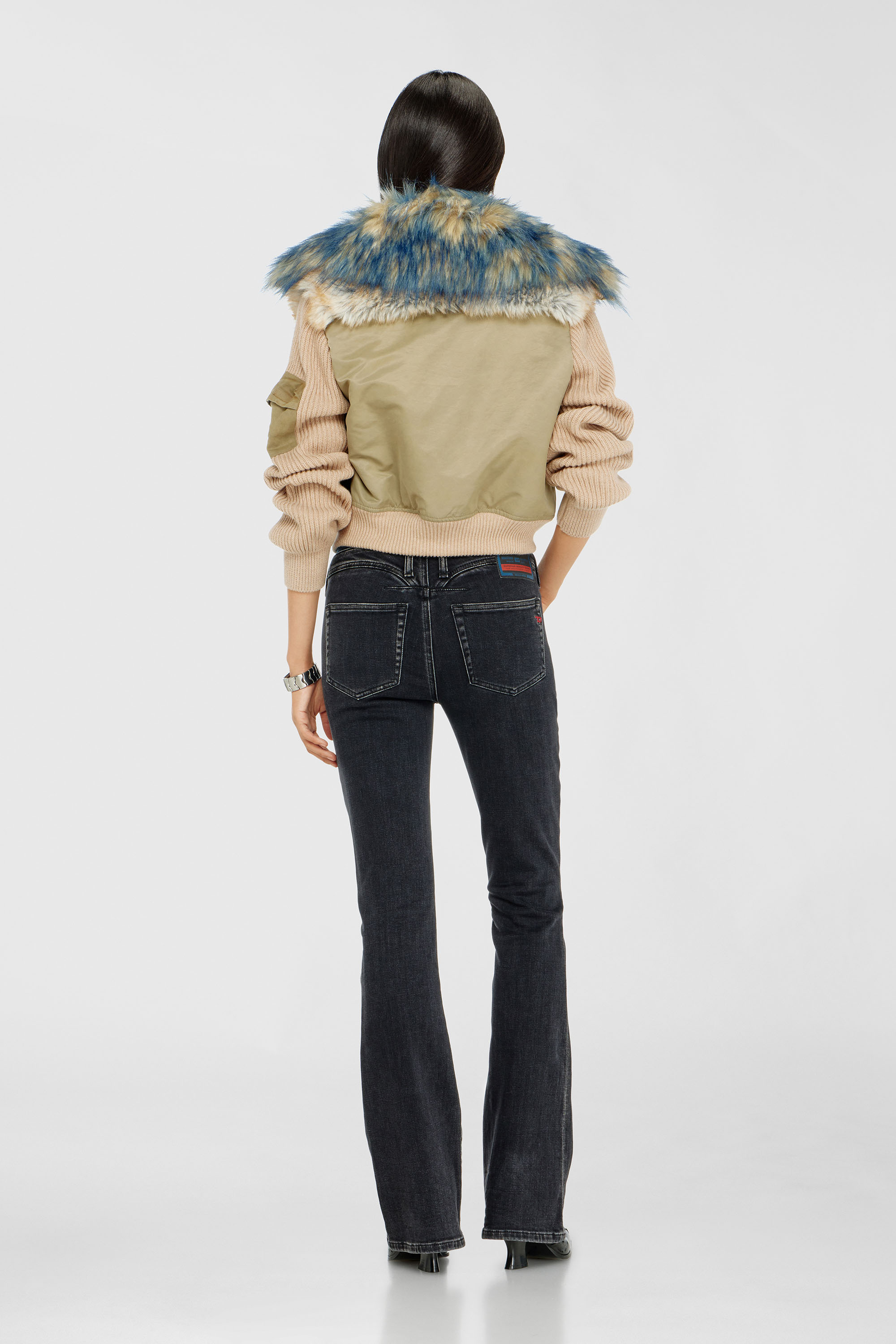 Diesel - Bootcut Jeans 1969 D-Ebbey 09P75 Femme, Noir/Gris fonc&eacute; - Image 3