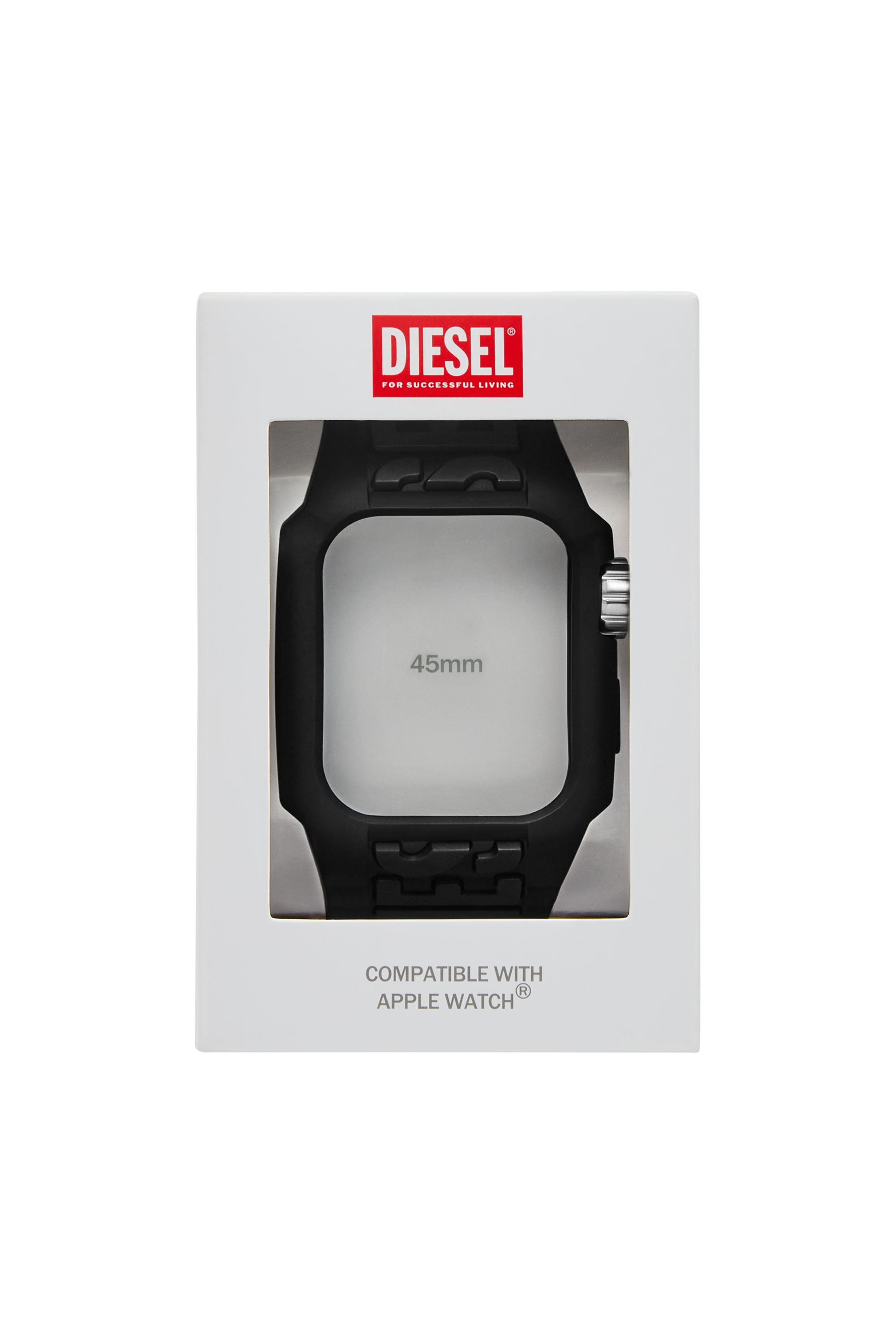 Diesel - DSS020, Bracelet Unibody en TPU noir pour Apple Watch® Homme in Noir - 2