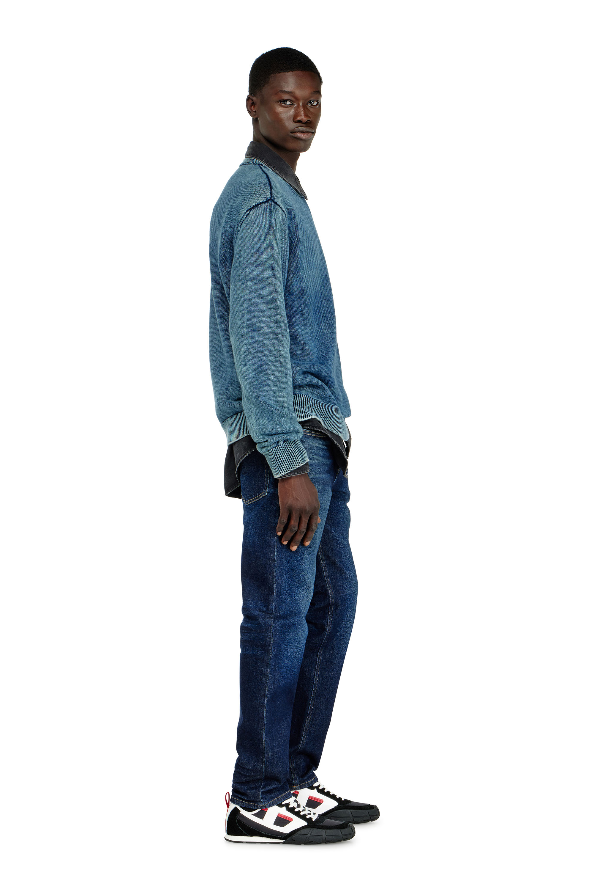 Diesel - Regular Jeans 2023 D-Finitive 0KBBV Homme, Bleu Fonc&eacute; - Image 2