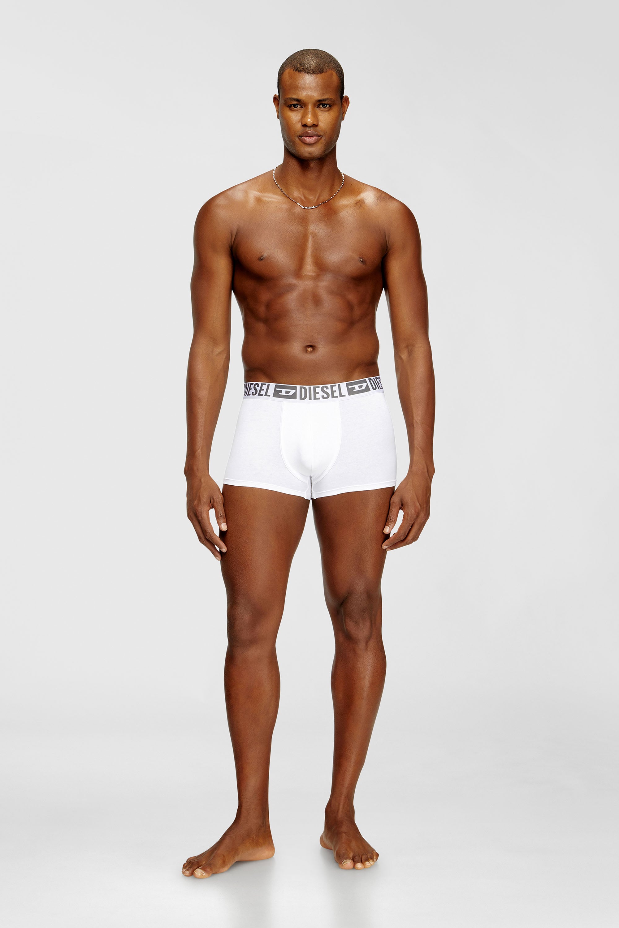Diesel - MIKE-D-CORE-3PACK, Lot de trois boxers en coton stretch avec ceinture ton sur ton Homme in Polychrome - 2