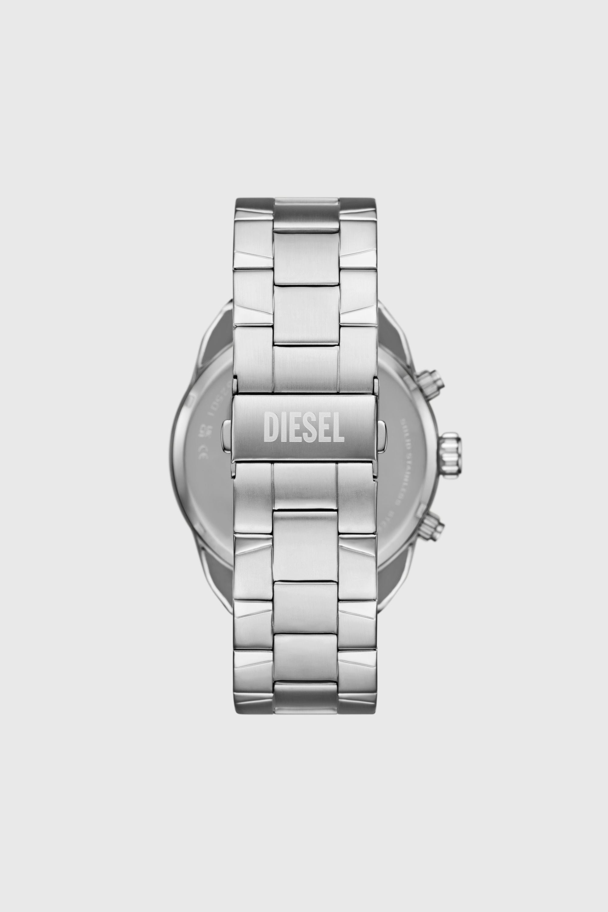 Diesel - DZ4677, Montre Spiked en acier inoxydable Homme in Gris argent&eacute; - 2