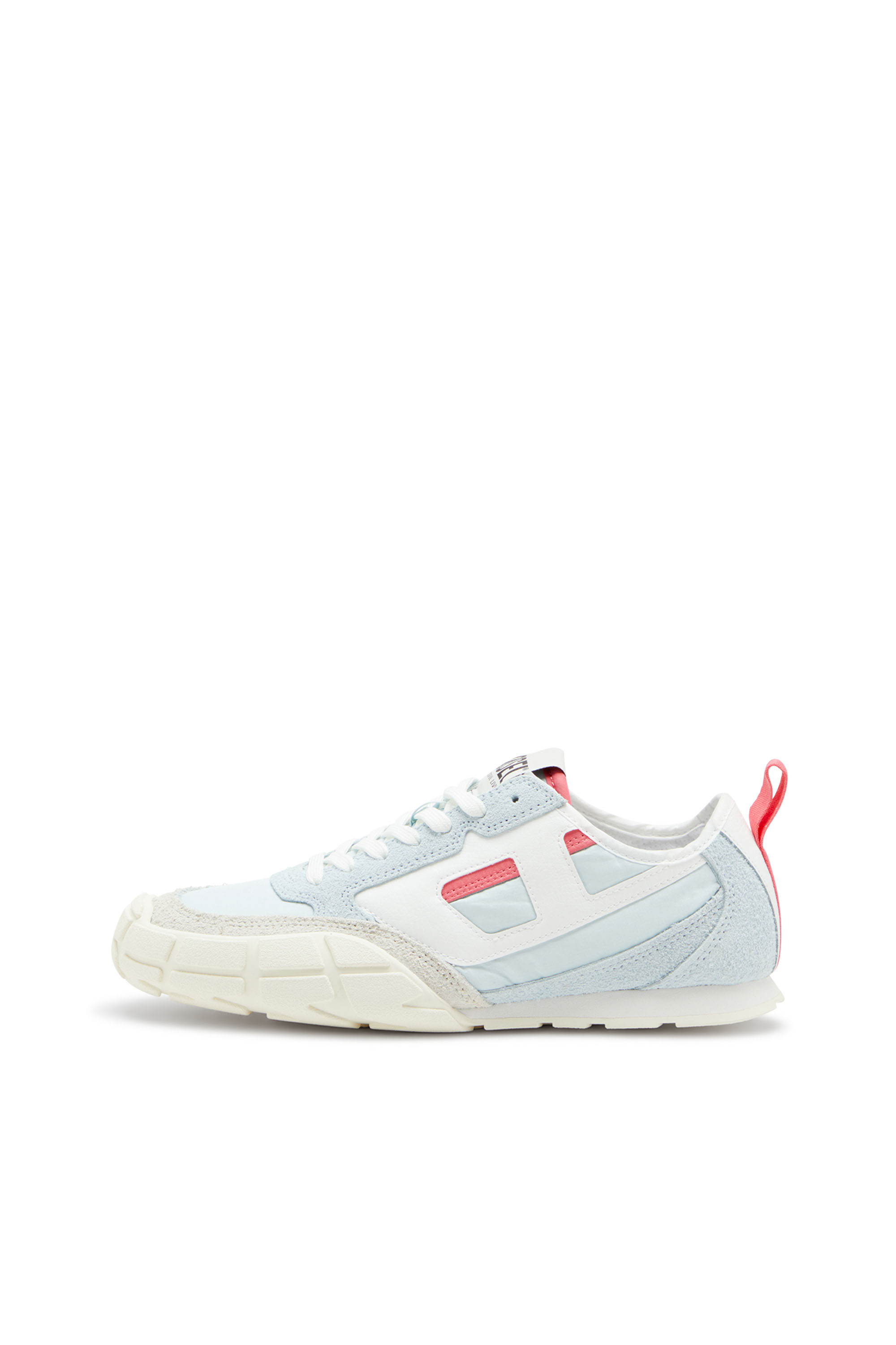 Diesel - S-PAGODHA LOW W, S-Pagodha-Sneakers en cuir, suède et tissu indéchirable Femme in Bleu - 2