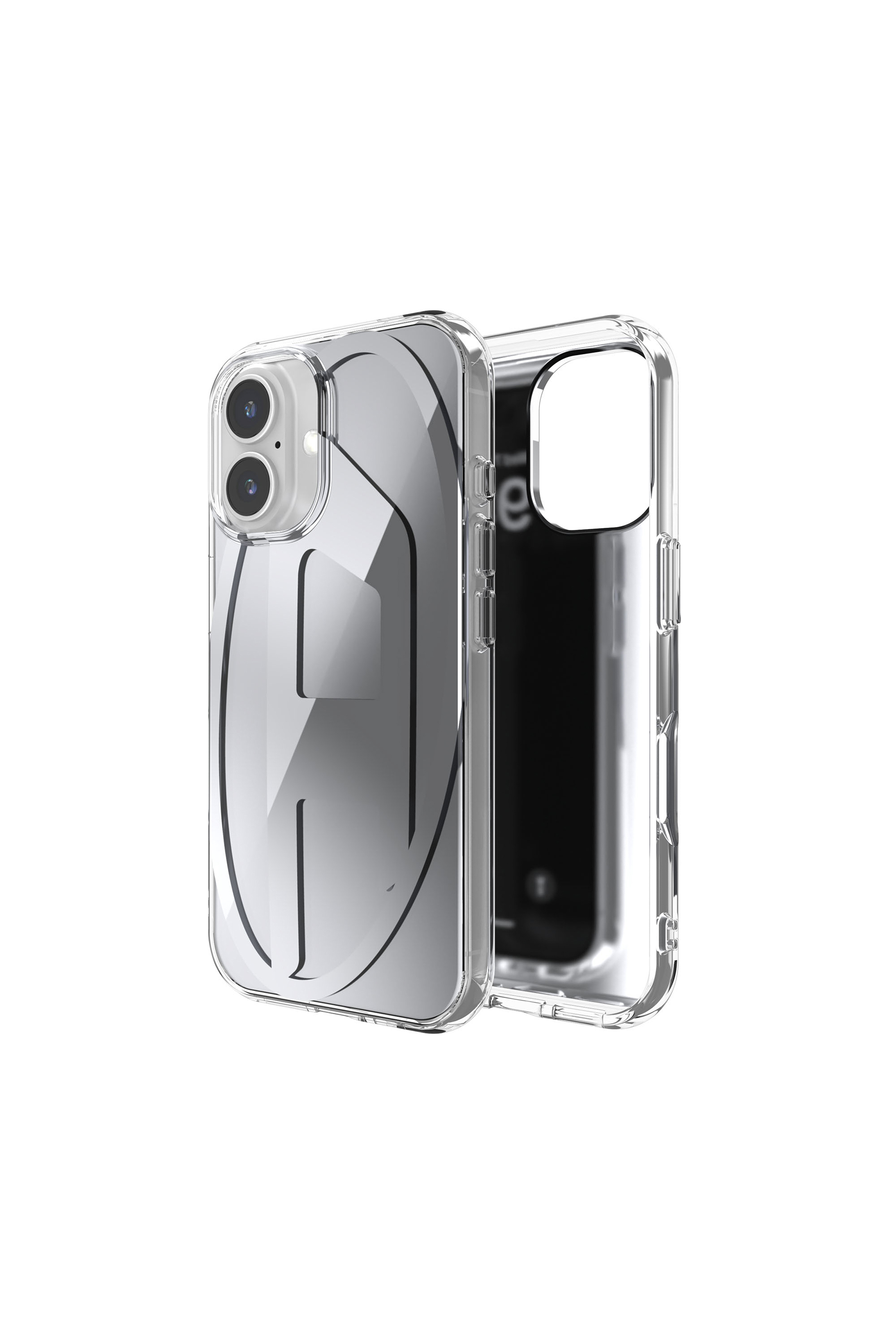 Diesel - 60159 AOP CASE, Coque miroir pour l'iP 16 Mixte in Gris - 1