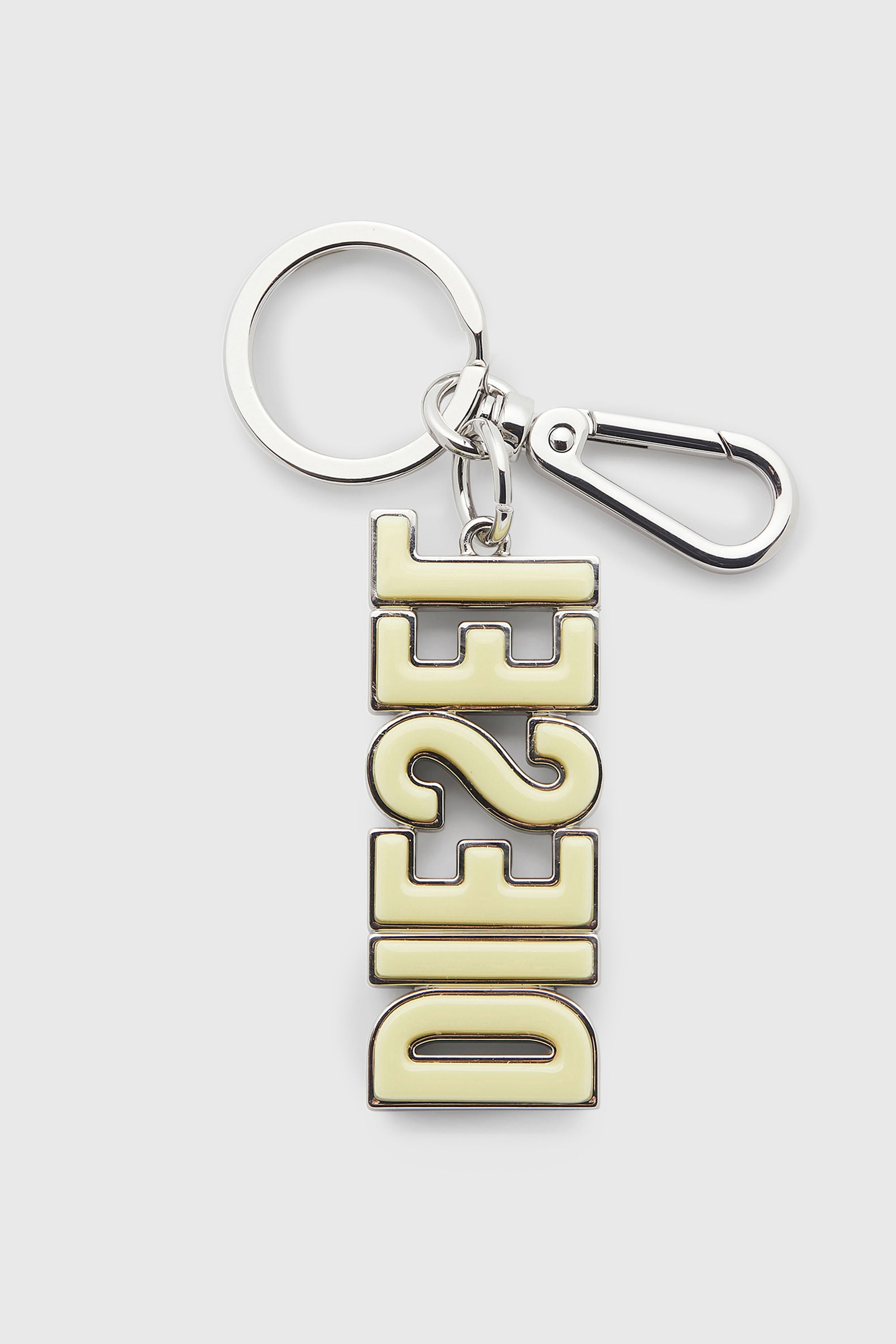 Diesel - DSL 3D KEY RING, Porte-cl&eacute;s DIESEL en m&eacute;tal et r&eacute;sine Homme in Polychrome - 2